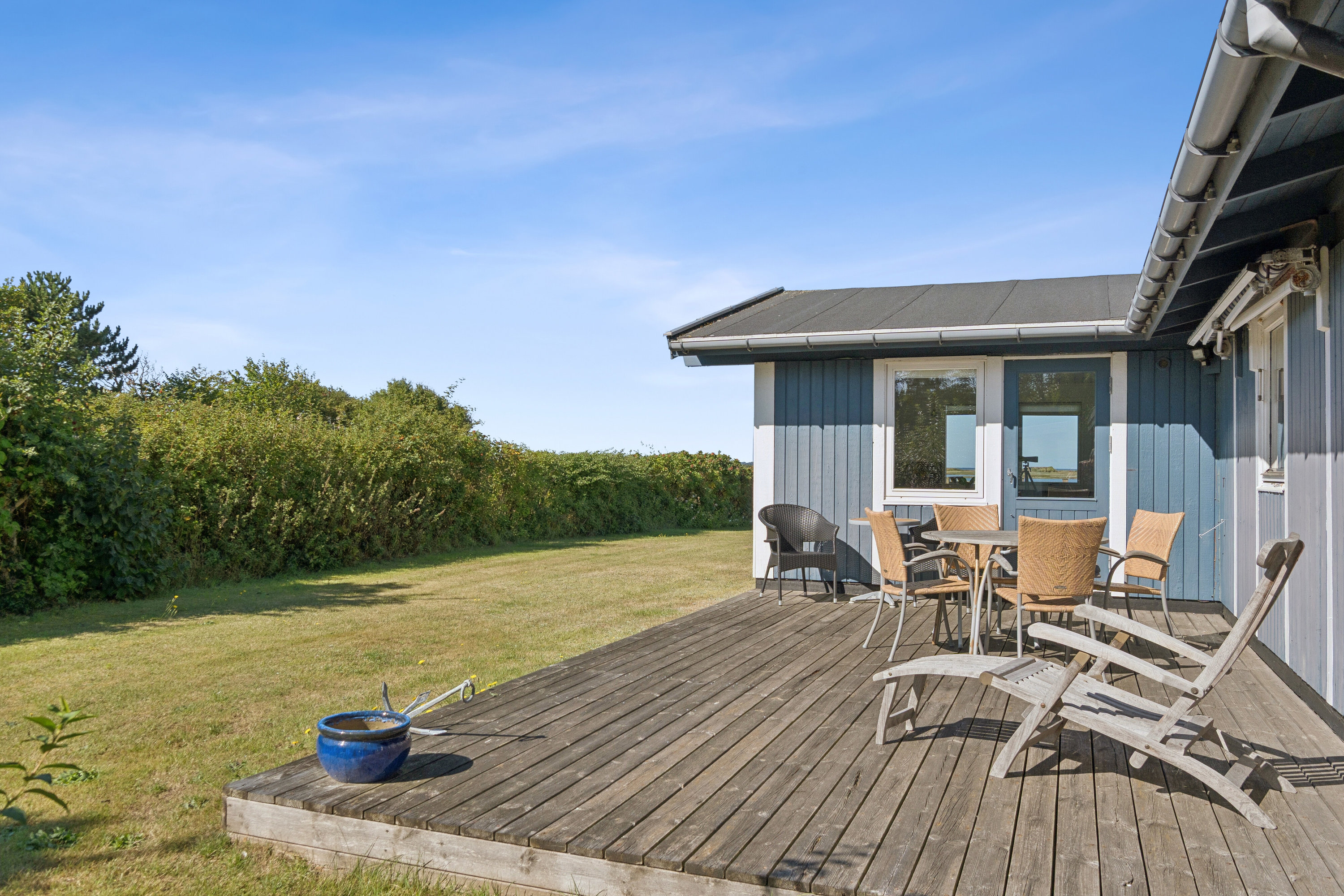 Fremhævet terrasse billede i fuldskærmstilstand. Billede af Toldervej 2, Havnsø, 4591 Føllenslev