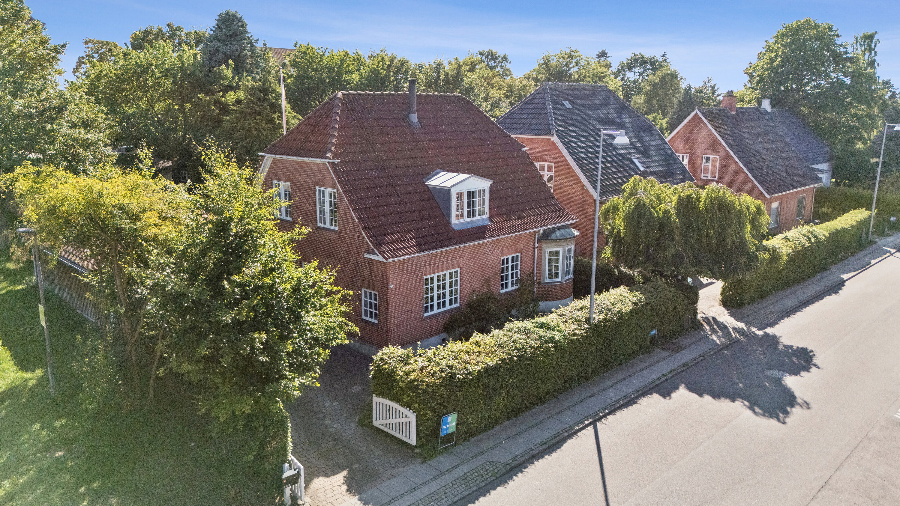Fremhævet set fra vejen billede i fuldskærmstilstand. Billede af Skolegade 23, 4690 Haslev