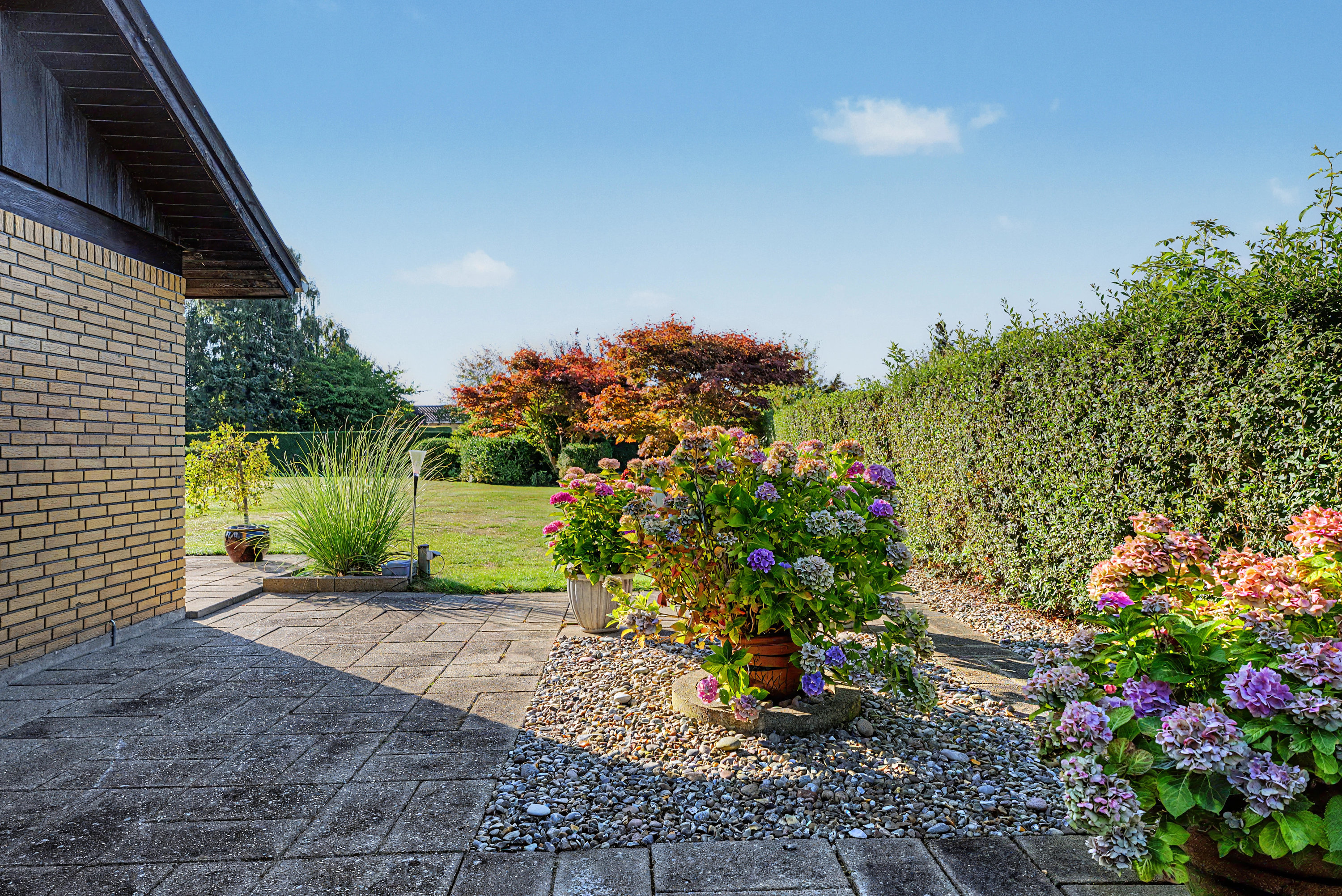 Fremhævet terrasse billede i fuldskærmstilstand. Billede af Bregnevej 16, 4930 Maribo