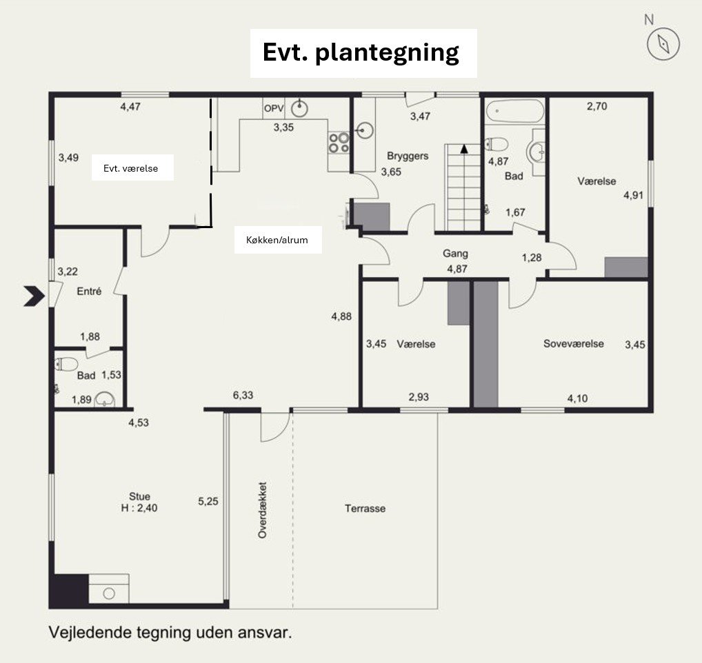 Plantegninger billede af Bregnegårdsvej 37, 6630 Rødding
