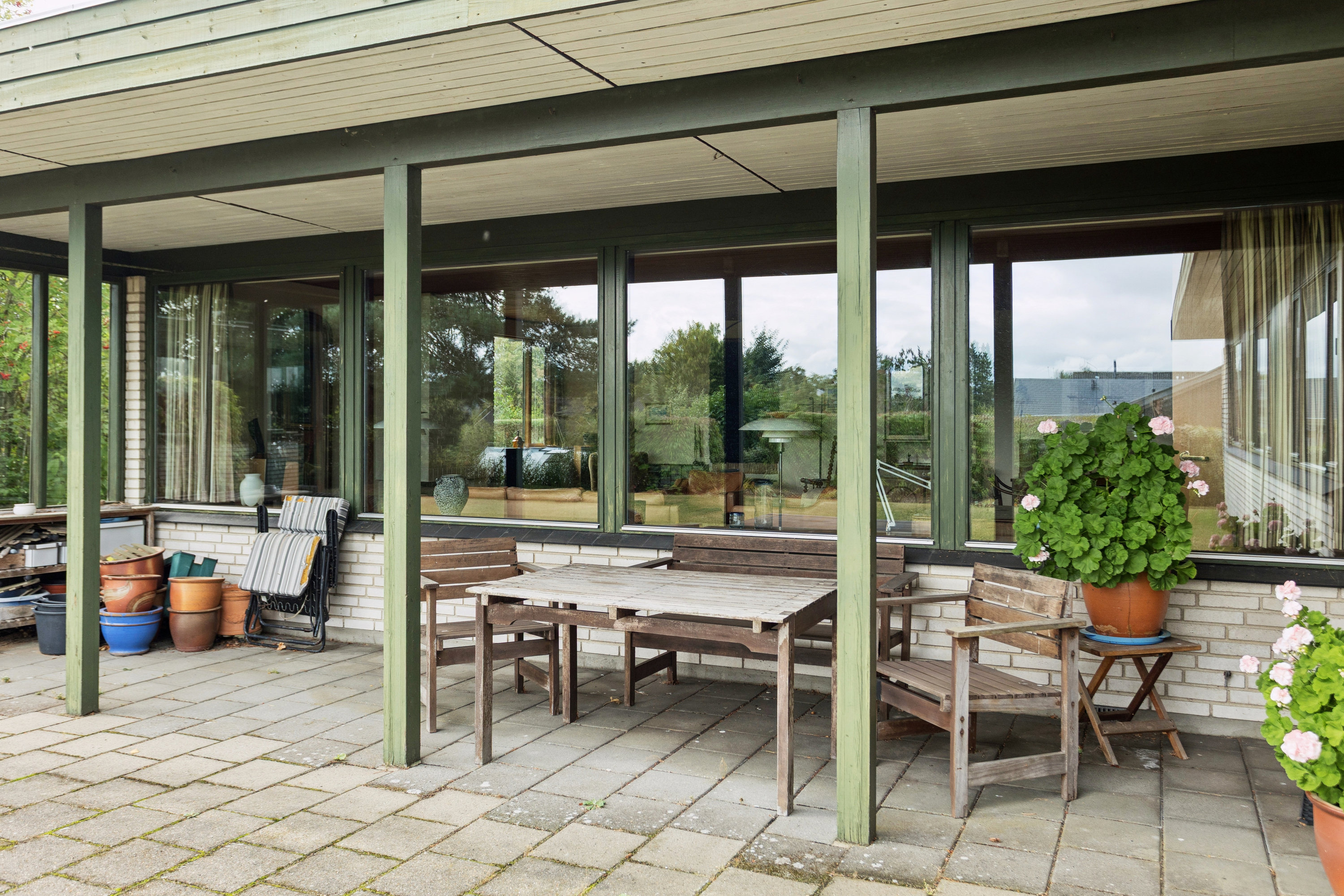 Fremhævet terrasse billede i fuldskærmstilstand. Billede af Lindevænget 28, 7800 Skive