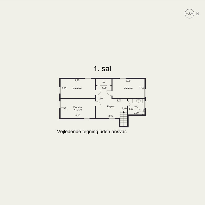 Plantegninger billede af Damhus 8, Askov, 6600 Vejen