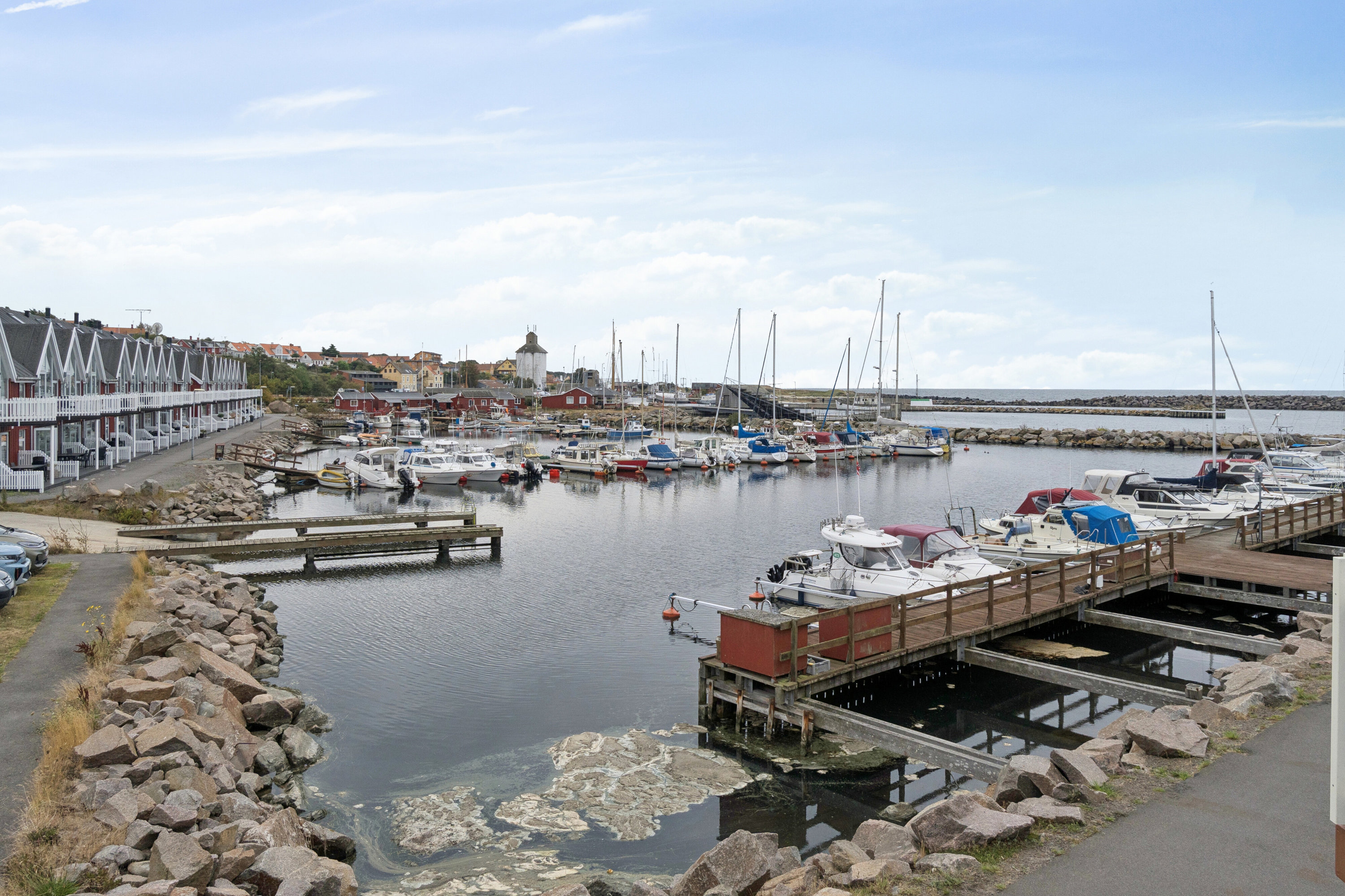 Fremhævet havudsigt billede i fuldskærmstilstand. Billede af Hasle Marina 30, Hasle, 3790 Hasle