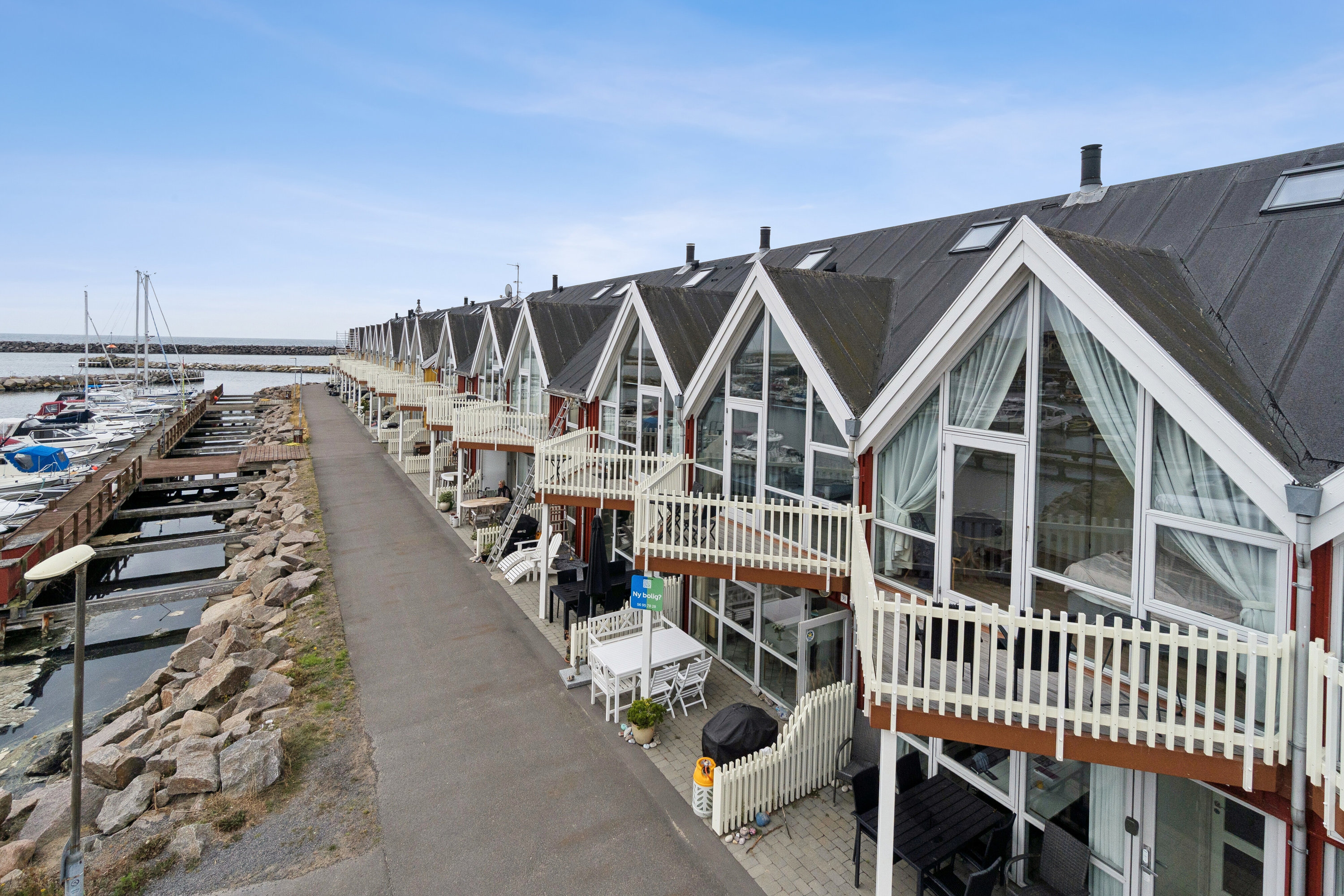 Fremhævet udendørs billede i fuldskærmstilstand. Billede af Hasle Marina 30, Hasle, 3790 Hasle