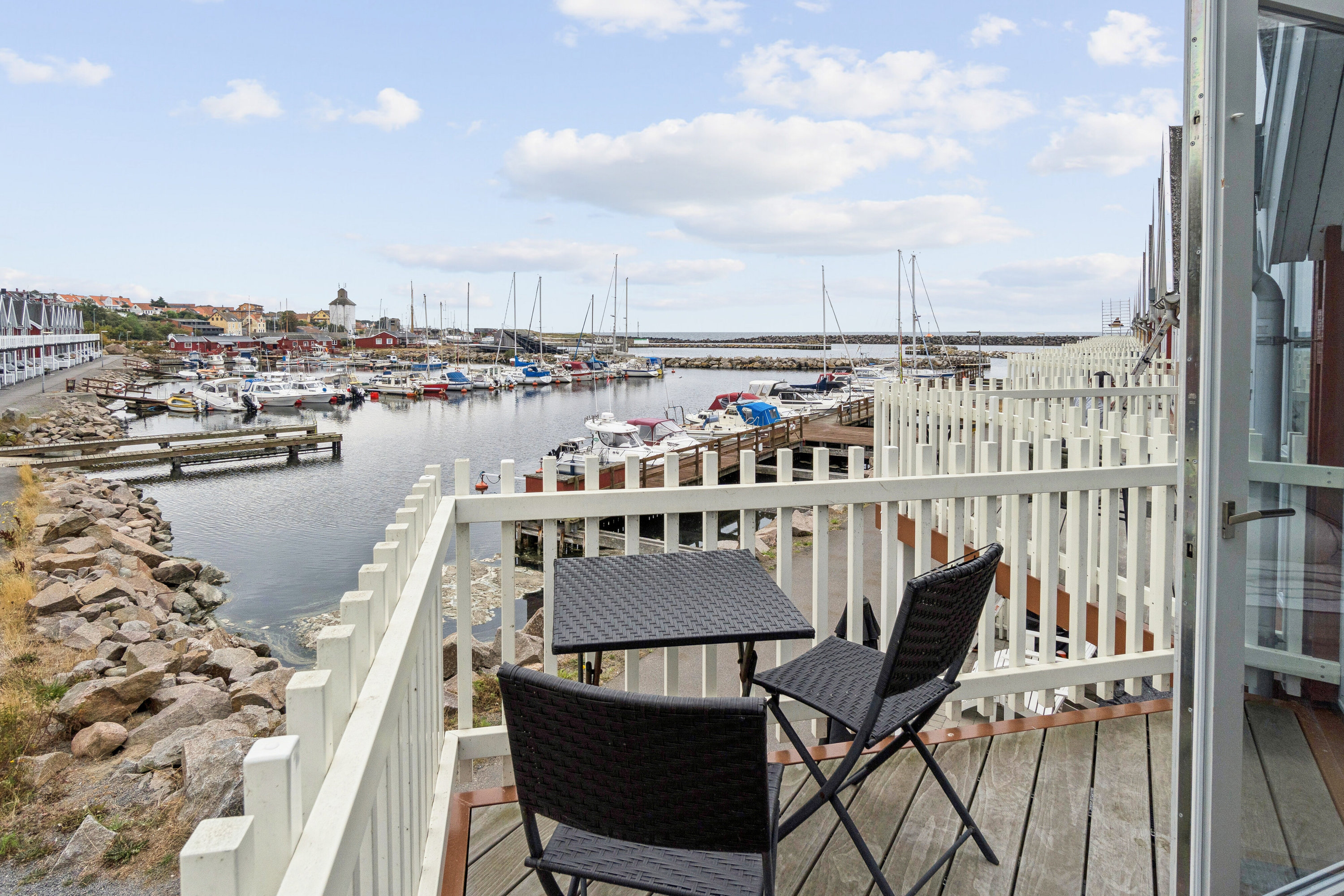 Fremhævet altan billede i fuldskærmstilstand. Billede af Hasle Marina 30, Hasle, 3790 Hasle