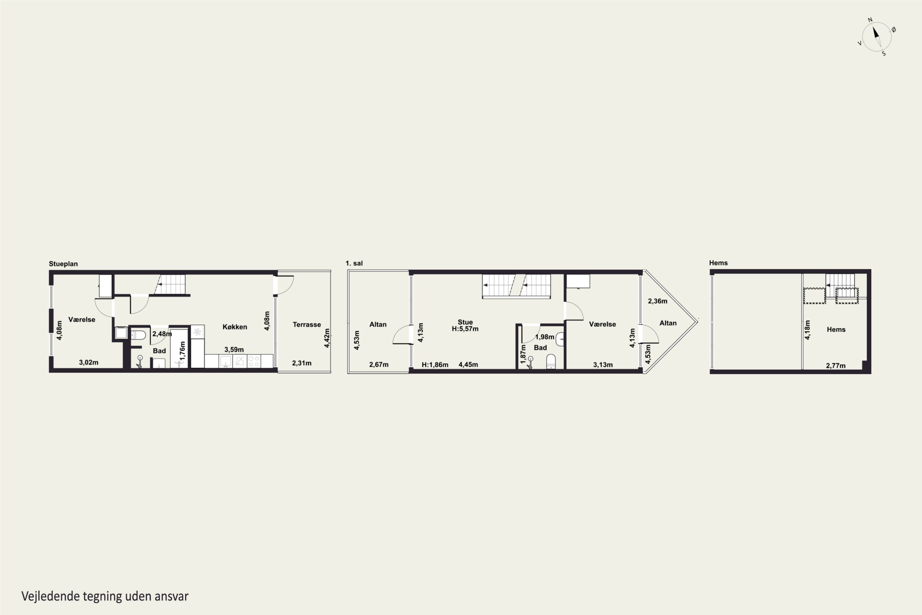 Plantegninger billede af Hasle Marina 30, Hasle, 3790 Hasle
