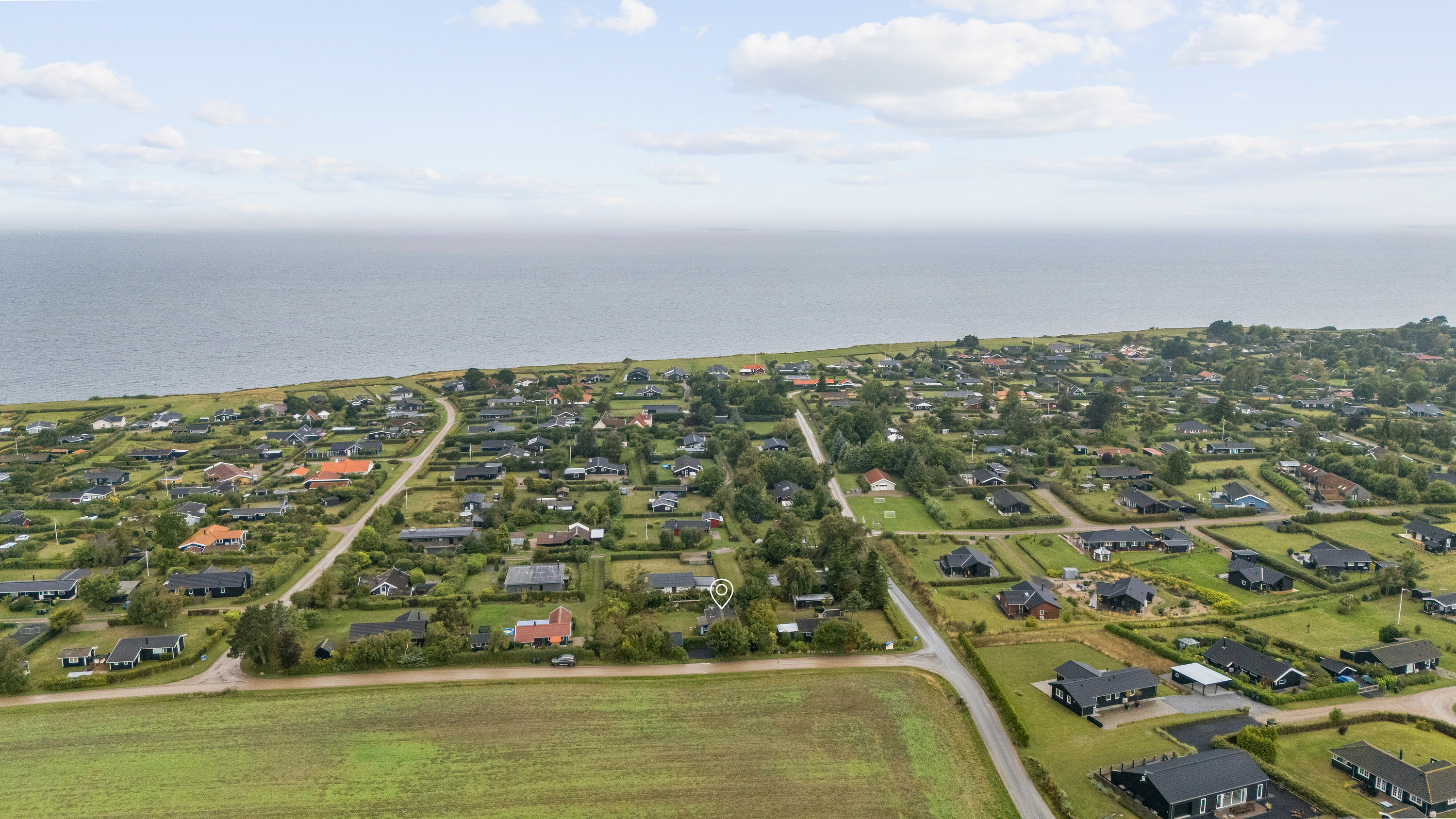 Fremhævet luftfoto billede i fuldskærmstilstand. Billede af Adilsvej 10, Drøsselbjerg, 4200 Slagelse
