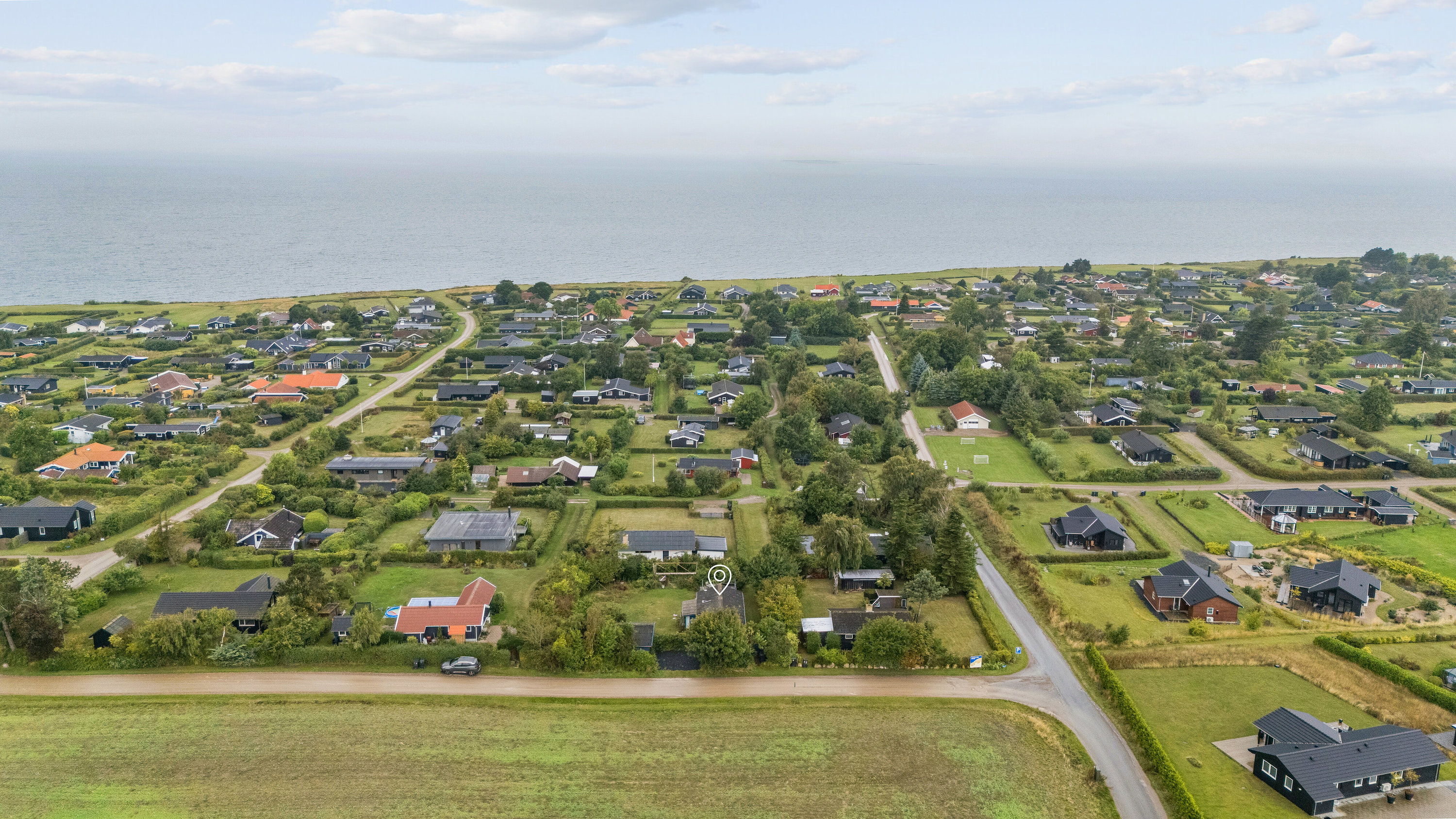 Fremhævet luftfoto billede i fuldskærmstilstand. Billede af Adilsvej 10, Drøsselbjerg, 4200 Slagelse