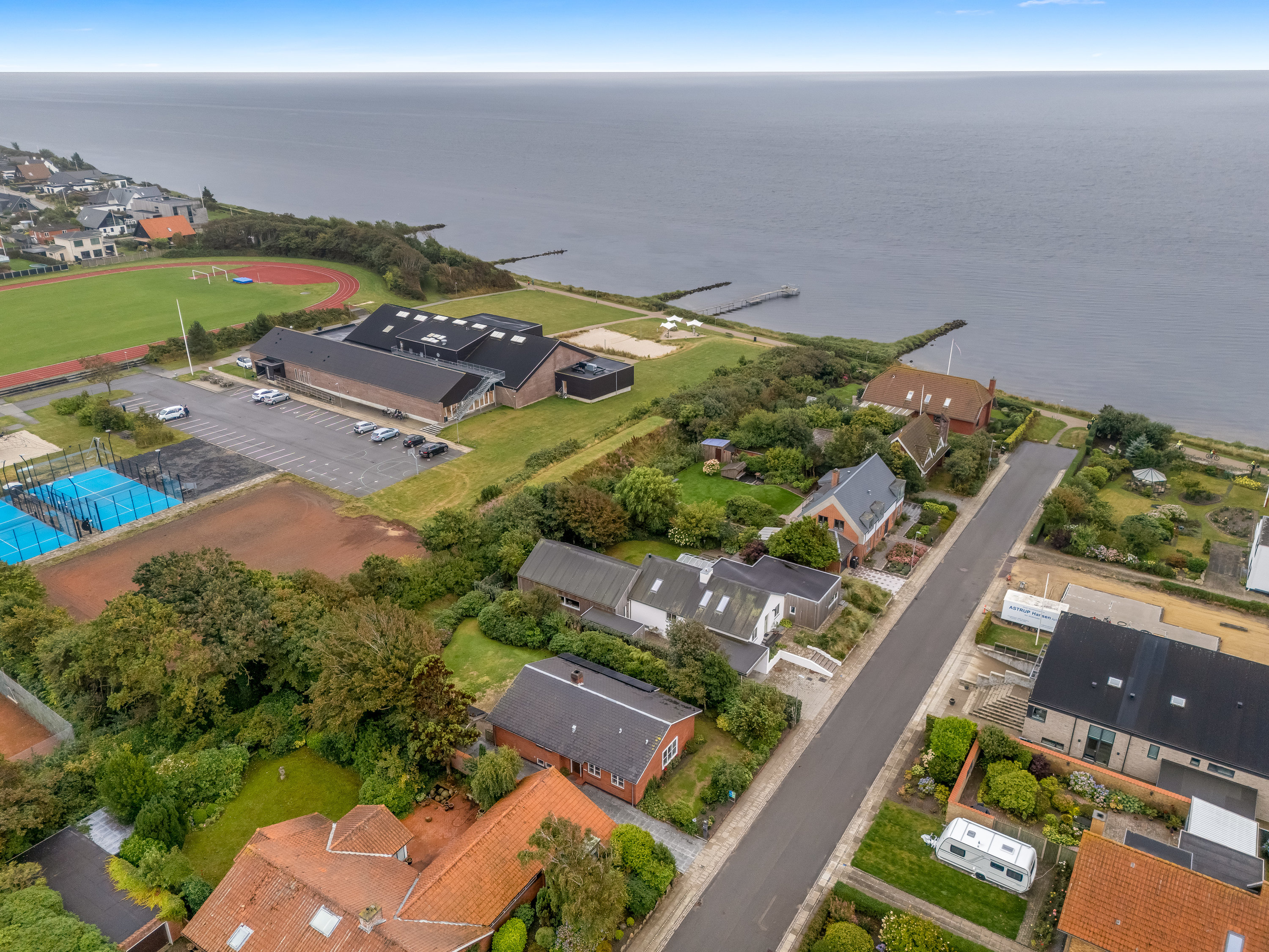 Fremhævet luftfoto billede i fuldskærmstilstand. Billede af Meldskiftet 11, 6950 Ringkøbing