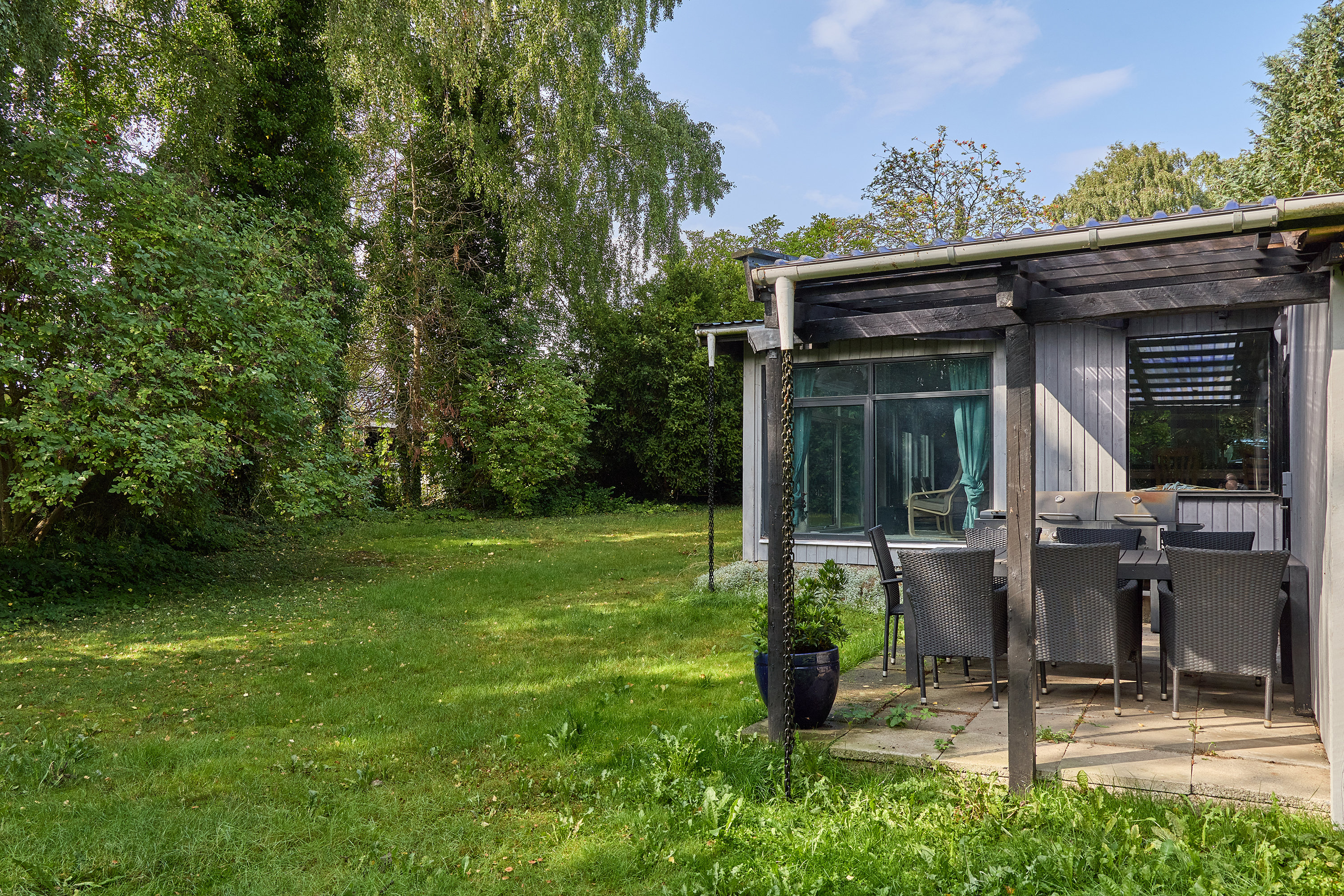 Fremhævet terrasse billede i fuldskærmstilstand. Billede af Ydermosevej 5, Dalby Huse, 3630 Jægerspris