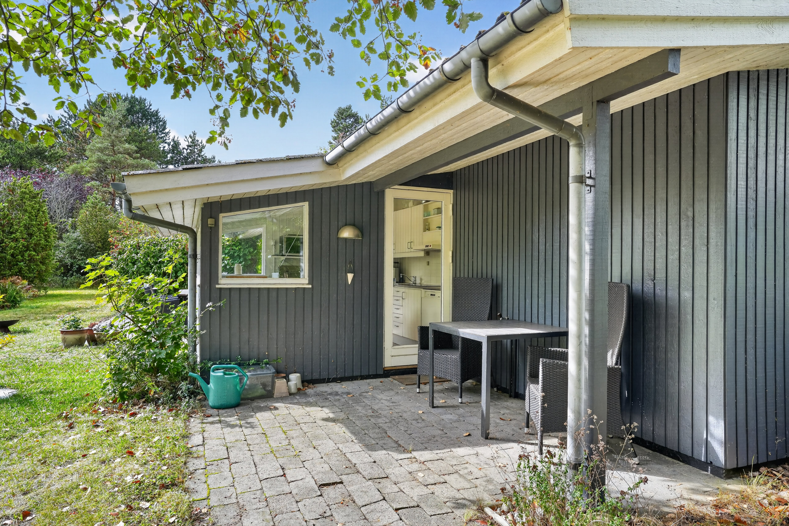 Fremhævet terrasse billede i fuldskærmstilstand. Billede af Thorsvej 31A, Vester Lyng, 4500 Nykøbing Sj