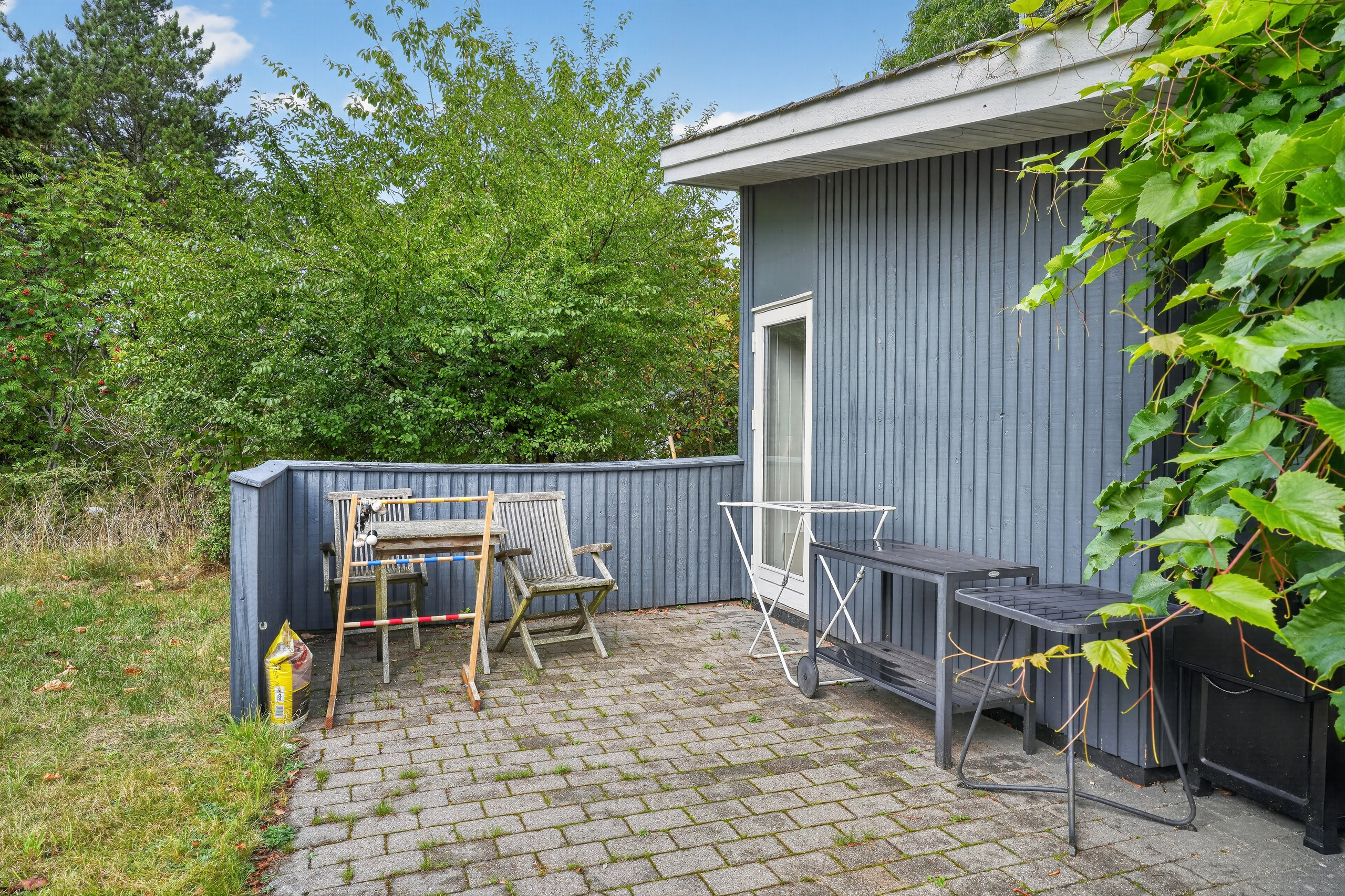 Fremhævet terrasse billede i fuldskærmstilstand. Billede af Thorsvej 31A, Vester Lyng, 4500 Nykøbing Sj