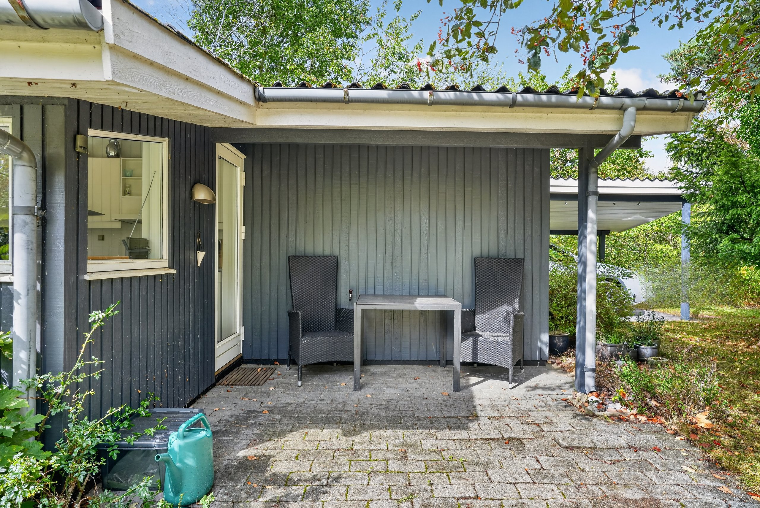 Fremhævet terrasse billede i fuldskærmstilstand. Billede af Thorsvej 31A, Vester Lyng, 4500 Nykøbing Sj