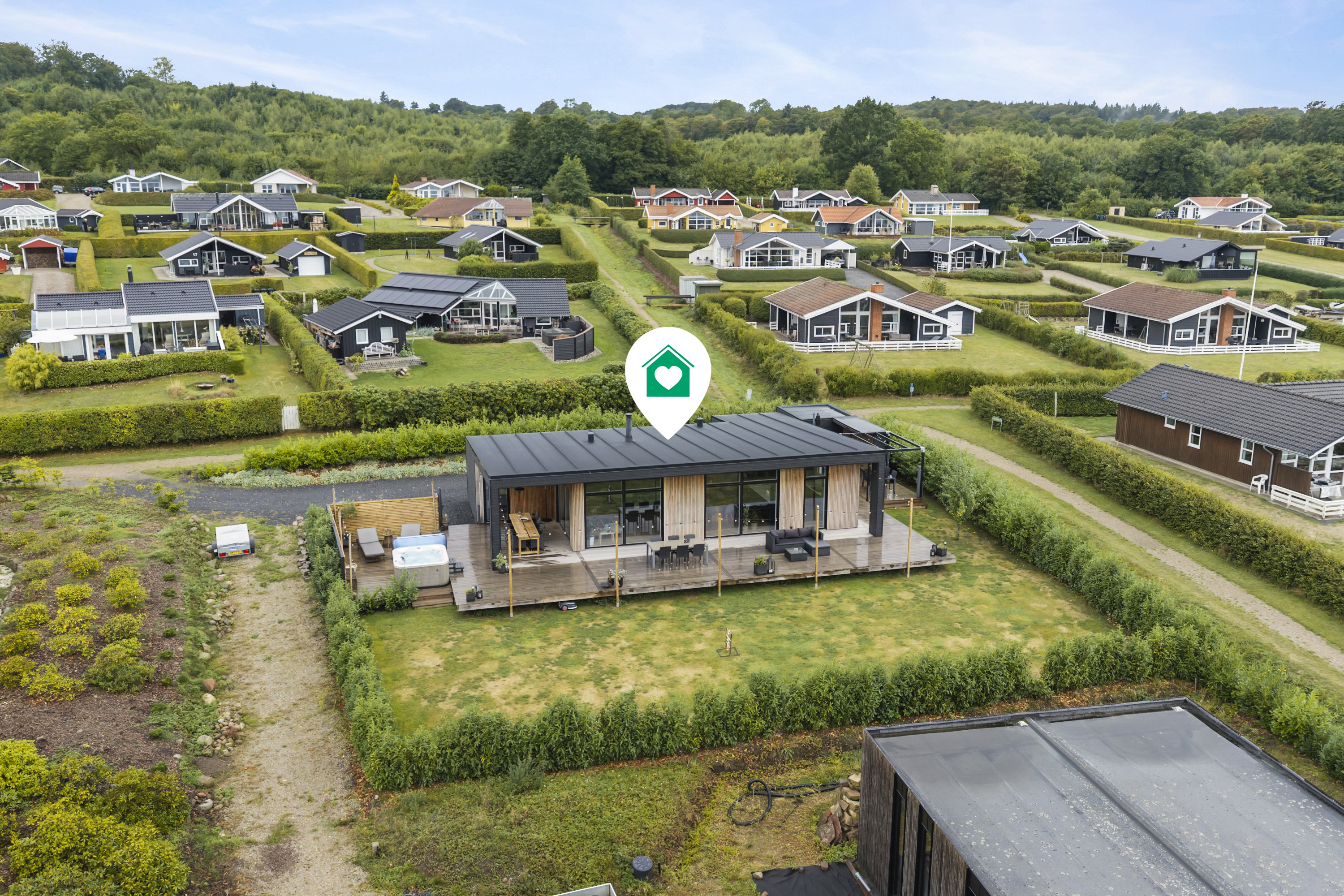 Fremhævet område billede i fuldskærmstilstand. Billede af Hvedemarken 25, Grønninghoved, 6093 Sjølund
