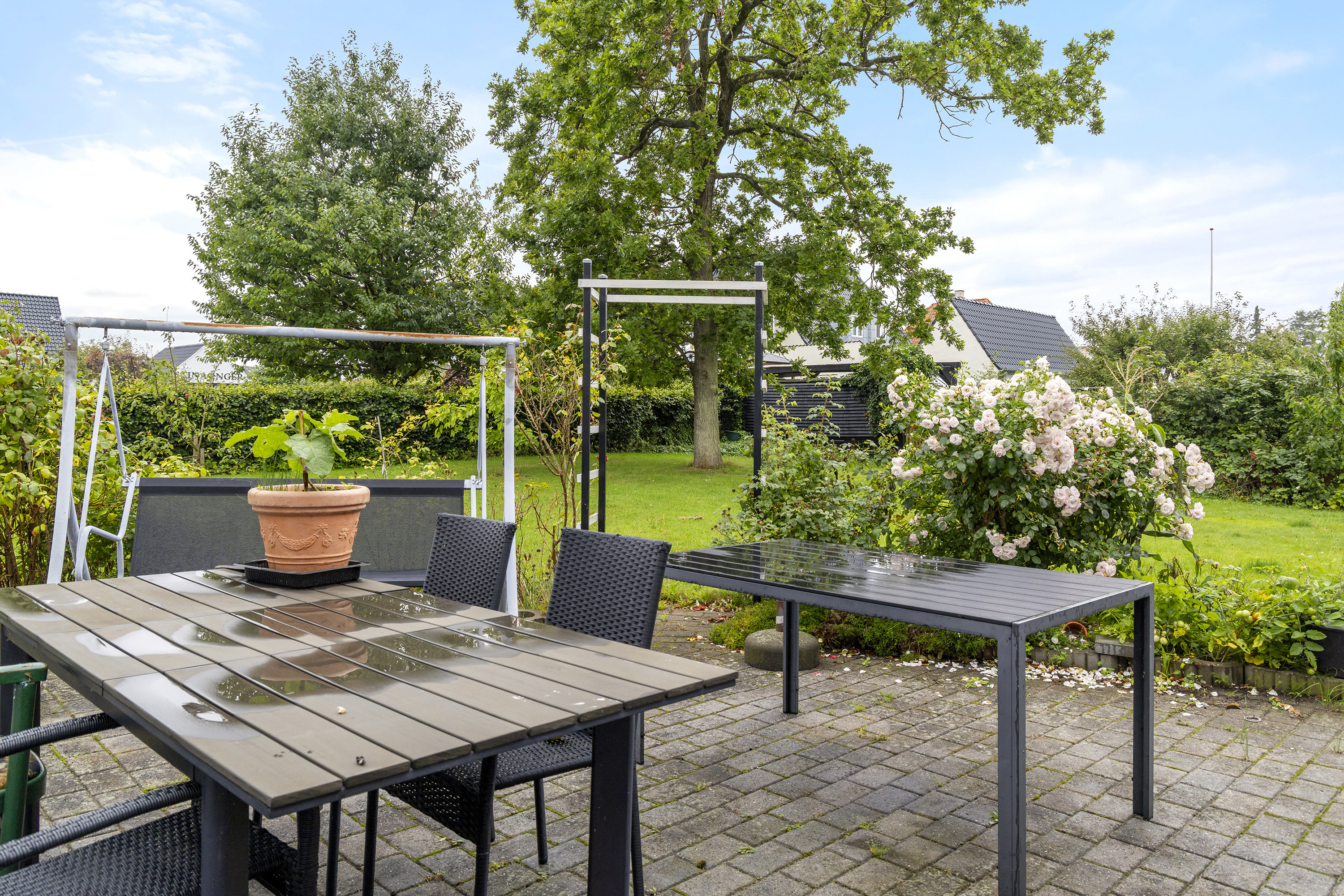 Fremhævet terrasse billede i fuldskærmstilstand. Billede af Egevej 3, 3630 Jægerspris