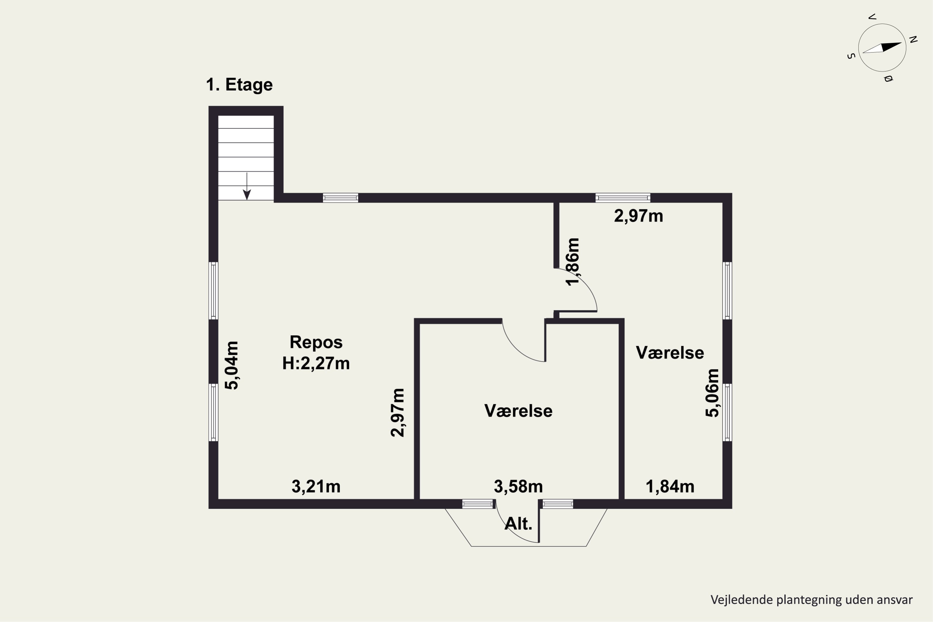 Plantegninger billede af Ørslevklostervej 274, Lund, 7840 Højslev