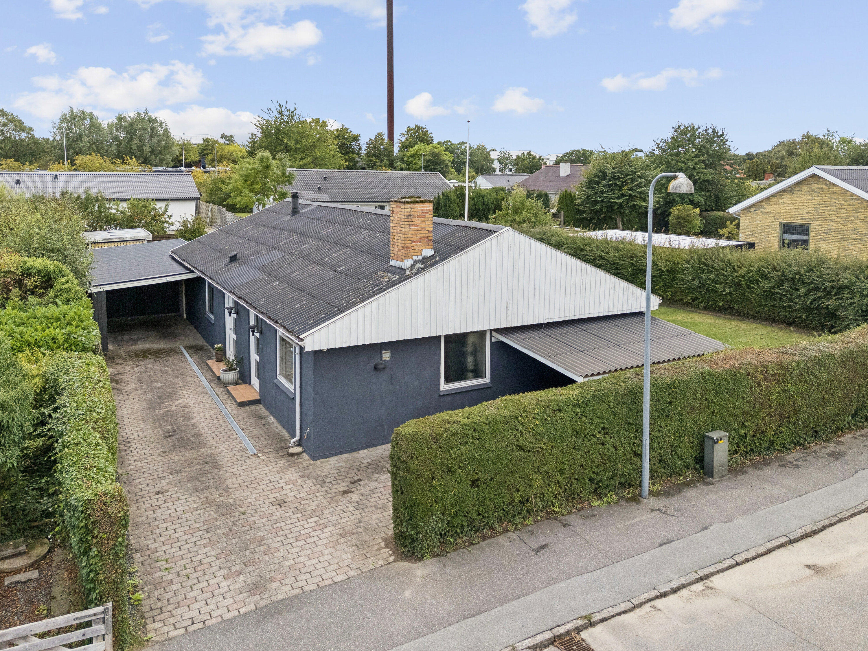 Fremhævet luftfoto billede i fuldskærmstilstand. Billede af Islandsvej 12, 4200 Slagelse