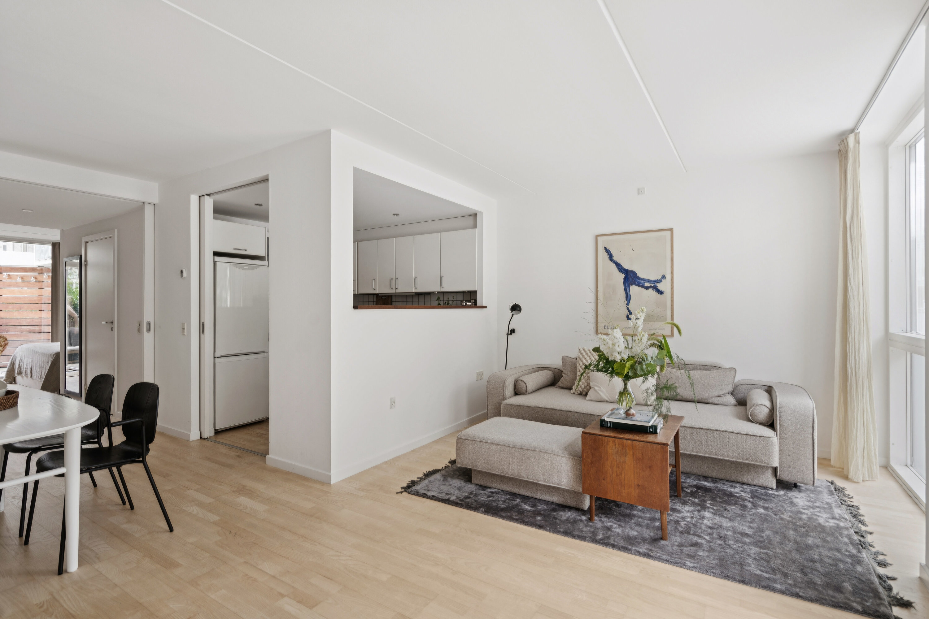 Fremhævet stue billede i fuldskærmstilstand. Billede af Weidekampsgade 55, st. th., 2300 København S