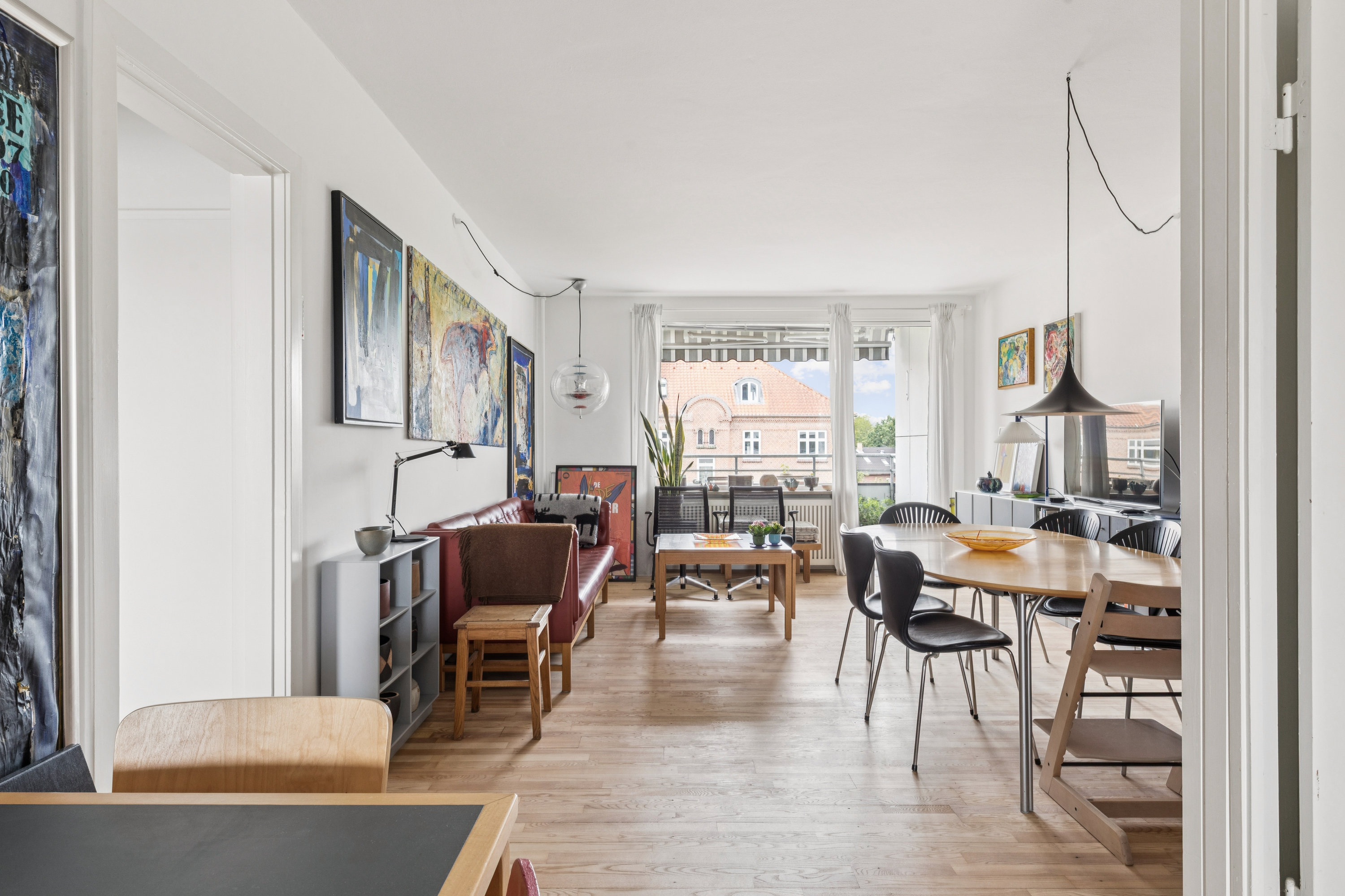 Fremhævet stue billede i fuldskærmstilstand. Billede af Boulevarden 10, 2. 45., 2800 Kongens Lyngby