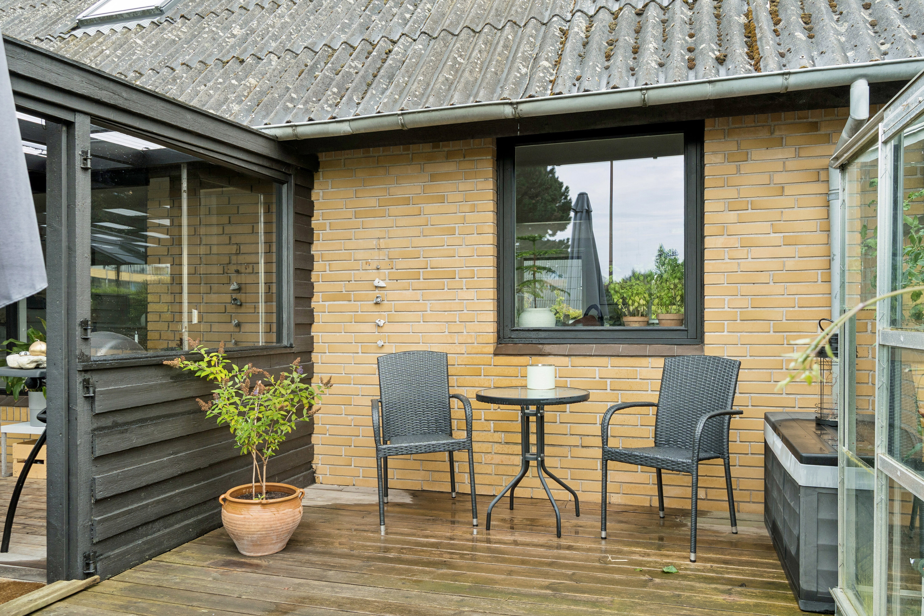 Fremhævet terrasse billede i fuldskærmstilstand. Billede af Askepotvej 40, 4200 Slagelse