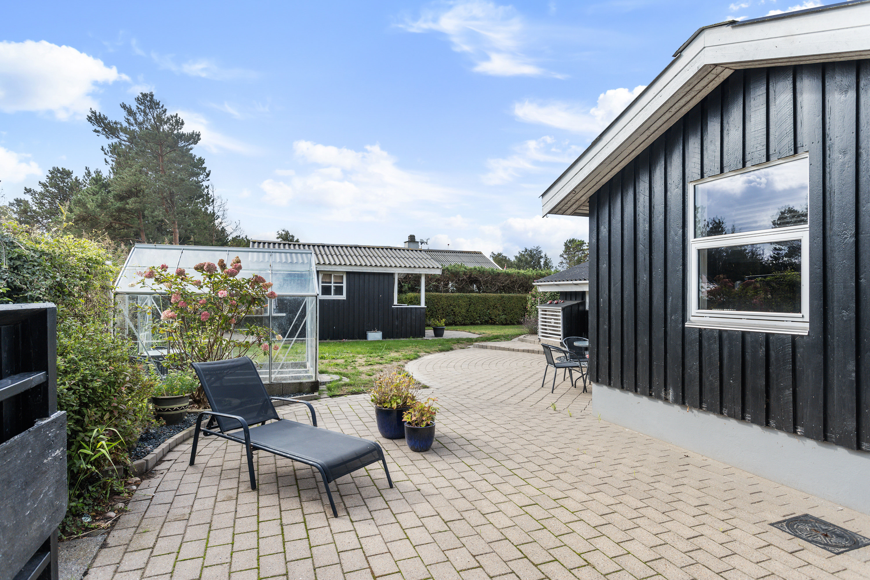 Fremhævet terrasse billede i fuldskærmstilstand. Billede af Bjarnesvej 8, Lyngså, 9300 Sæby