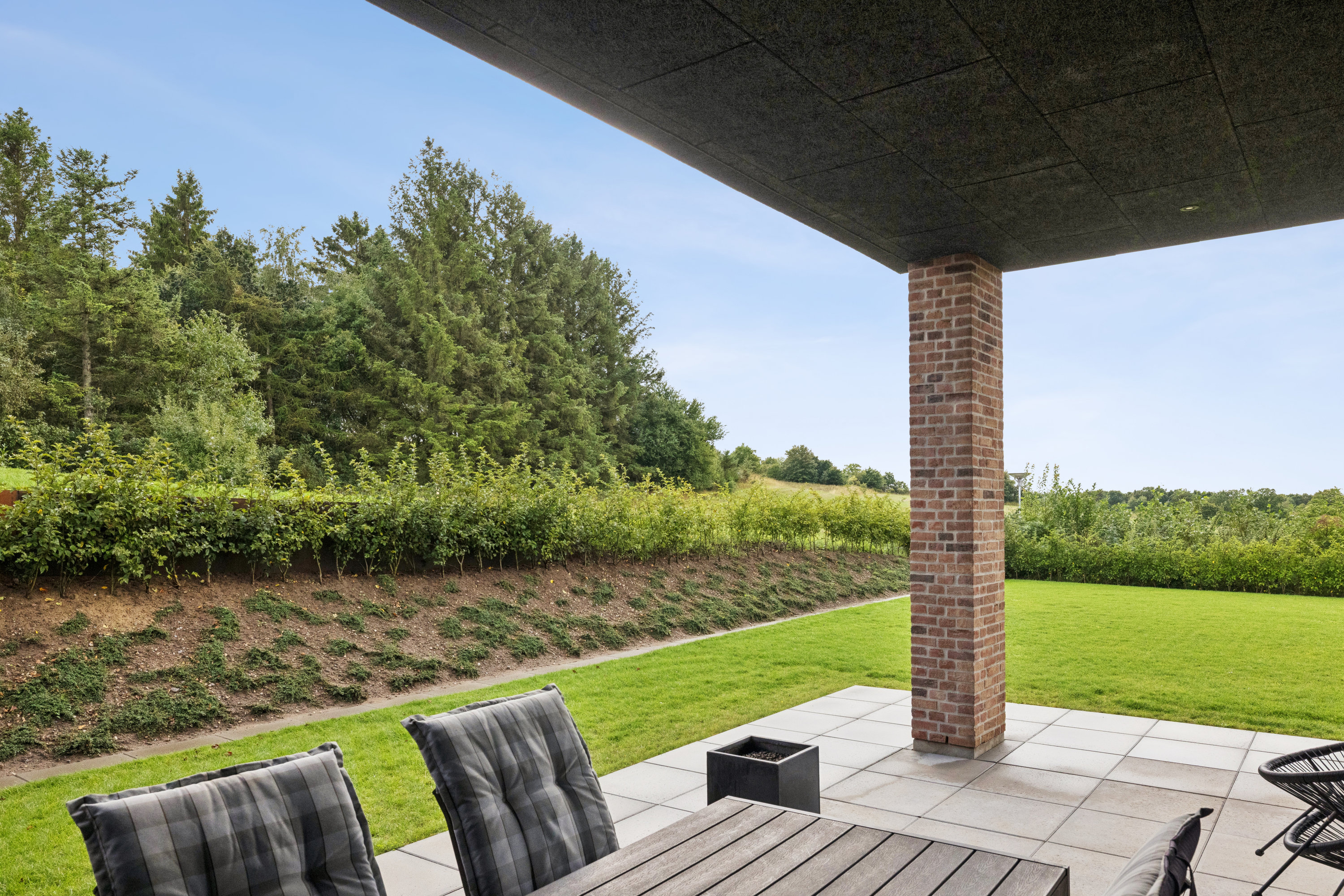 Fremhævet terrasse billede i fuldskærmstilstand. Billede af Arnbjerg Høje 71, 8800 Viborg