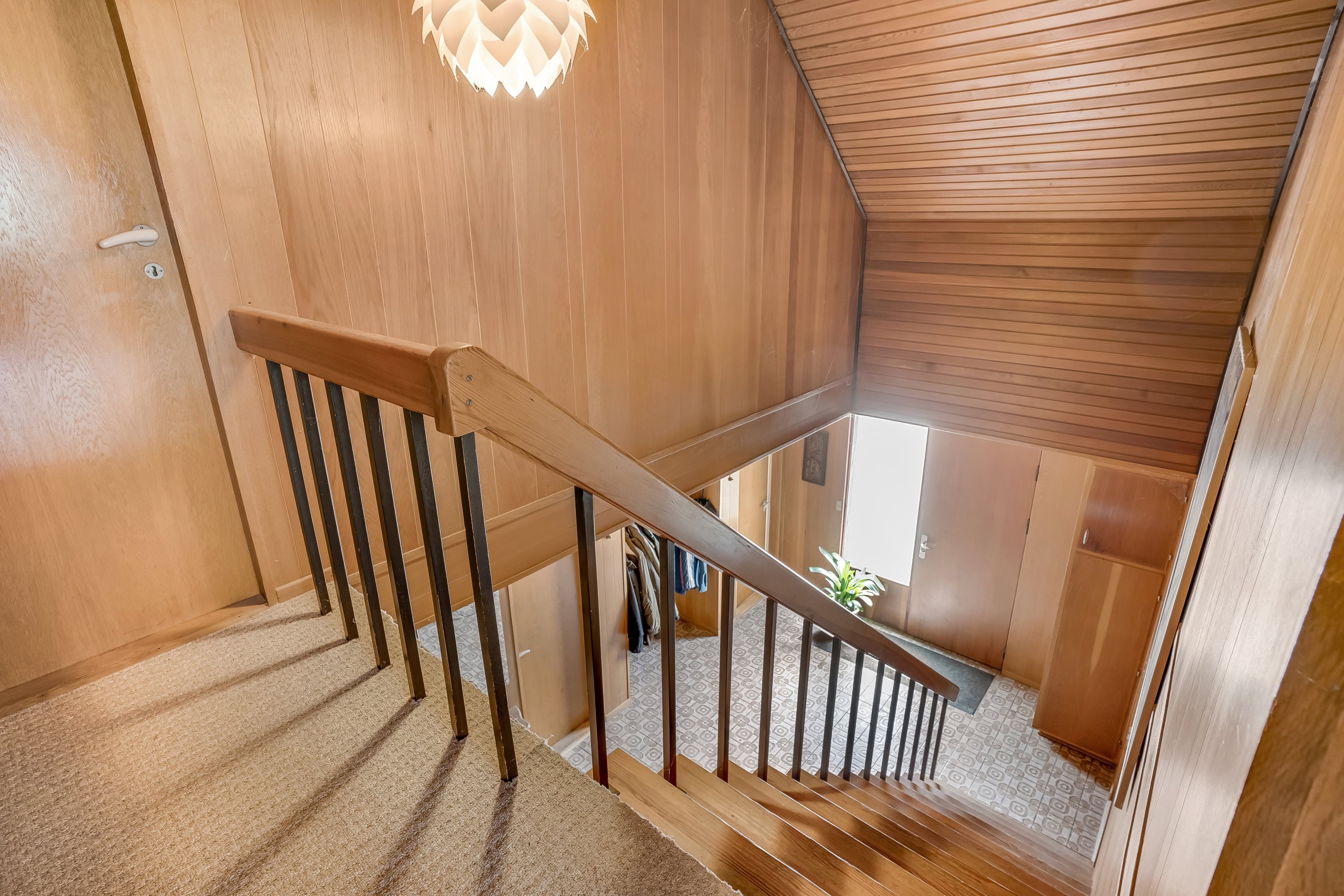 Fremhævet trappe billede i fuldskærmstilstand. Billede af Hvamvej 7, 7500 Holstebro