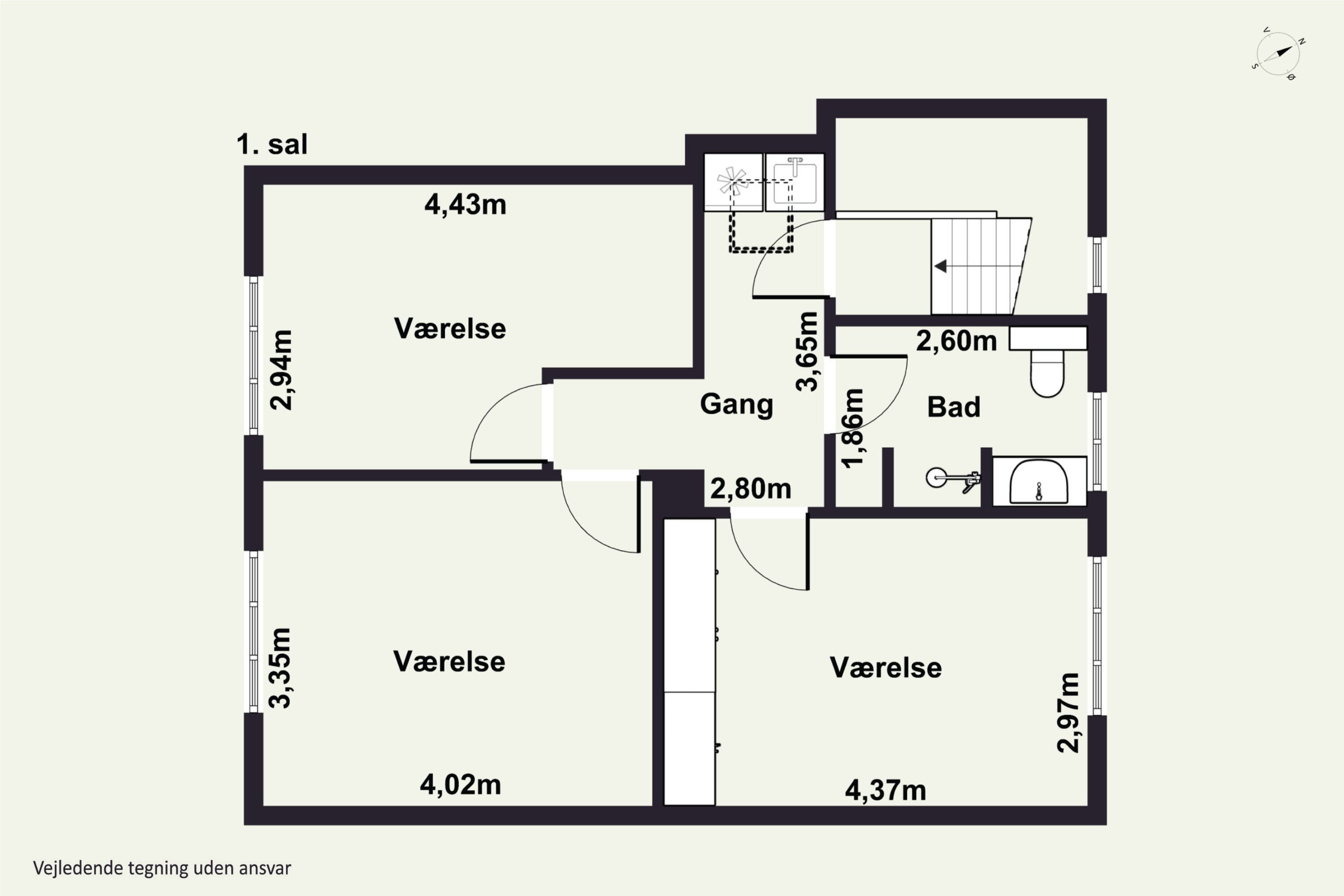 Plantegninger billede af Willemoesvej 13, 5700 Svendborg