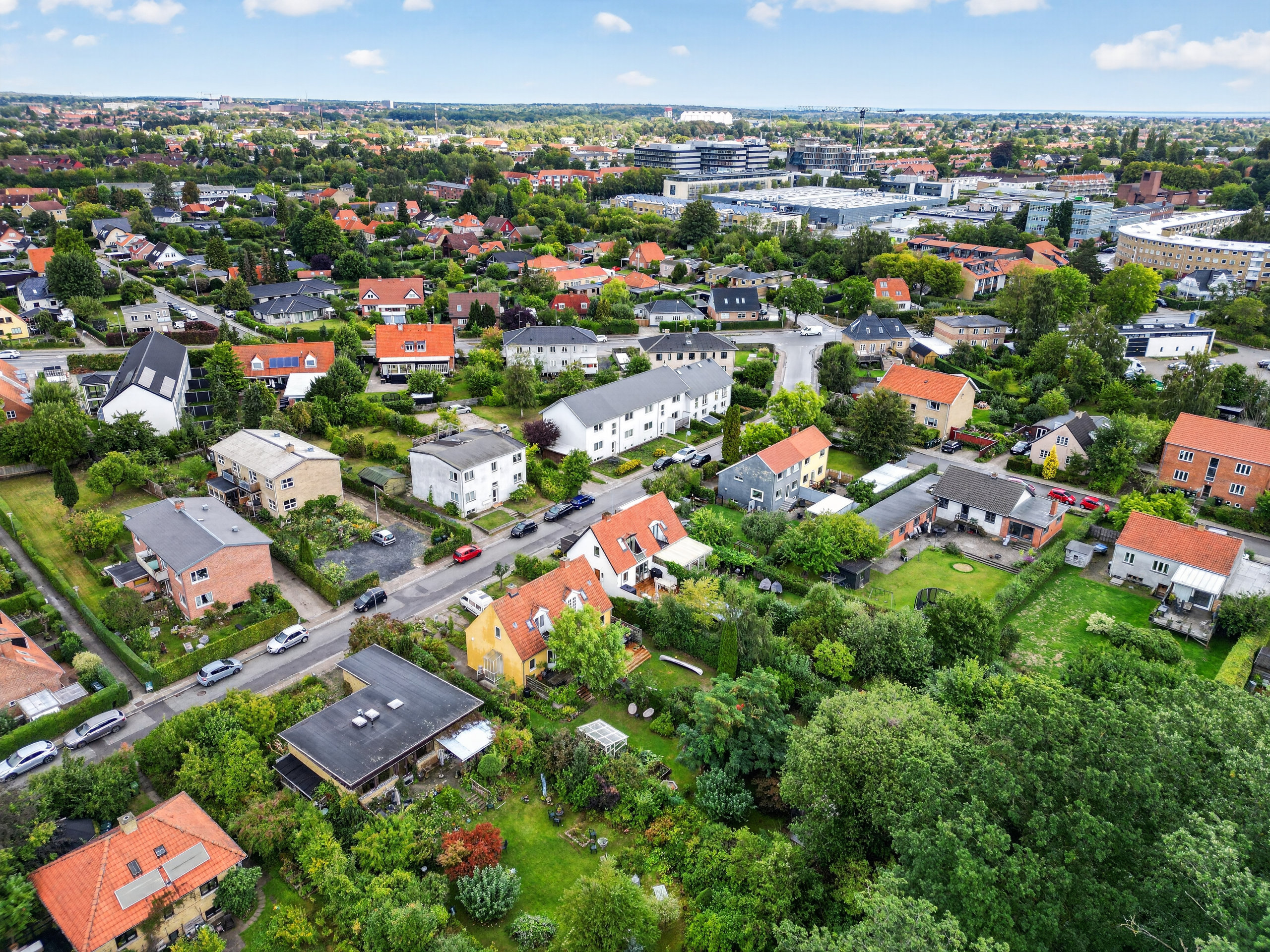 Fremhævet luftfoto billede i fuldskærmstilstand. Billede af Ærtemarken 15A, 2860 Søborg