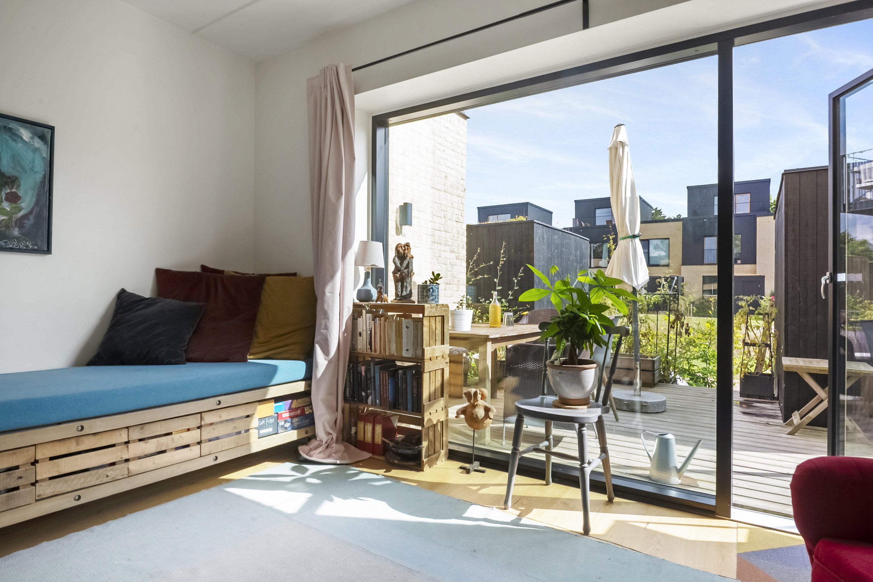 Fremhævet stue billede i fuldskærmstilstand. Billede af Bodil Lindorffs Gade 48, Lisbjerg, 8200 Aarhus N