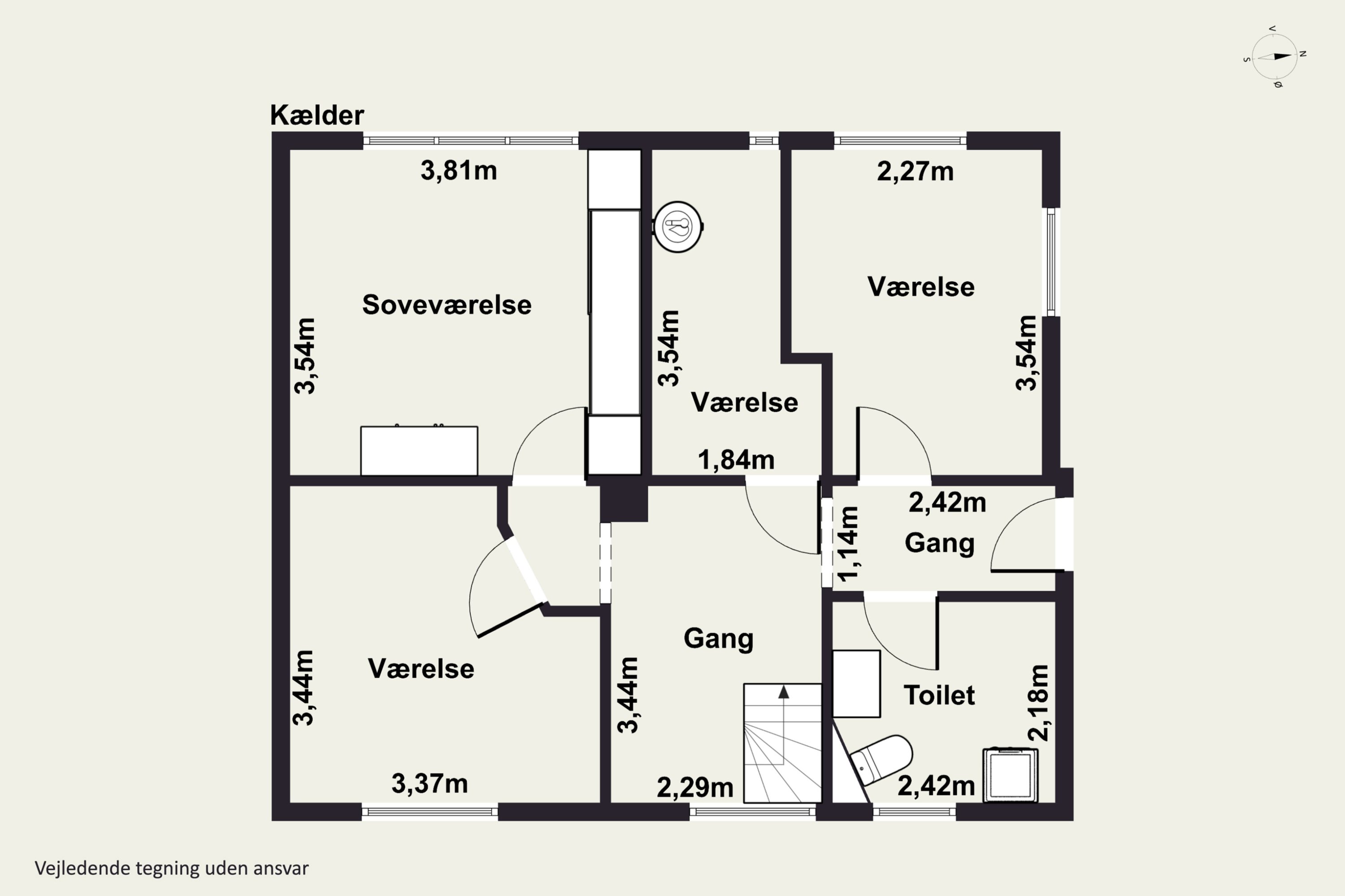 Plantegninger billede af Frejasvej 19, 9800 Hjørring