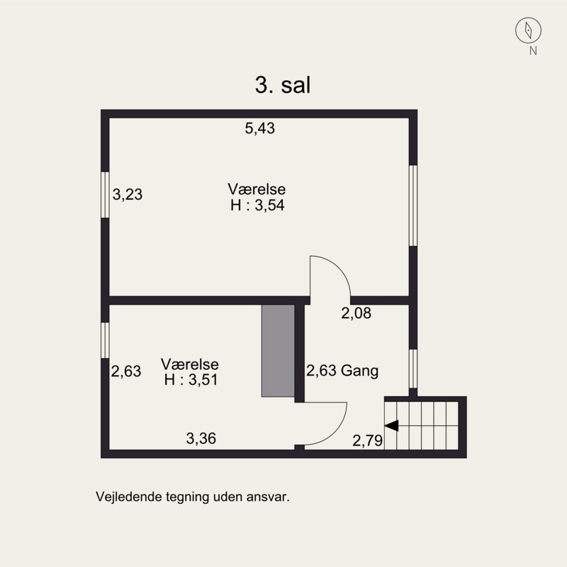 Plantegninger billede af Tordenskjoldsgade 86, 2., Trøjborg, 8200 Aarhus N