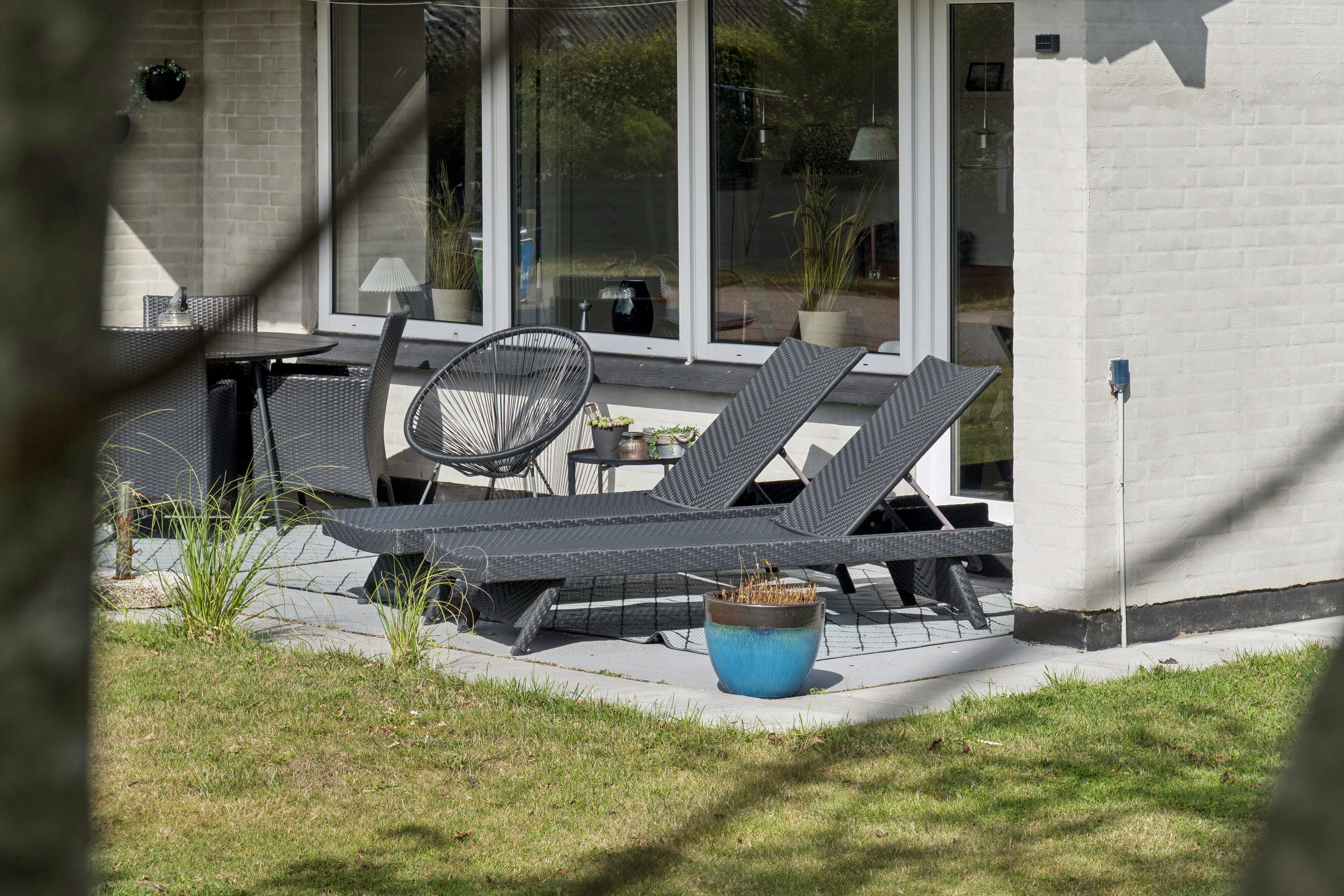 Fremhævet terrasse billede i fuldskærmstilstand. Billede af Gyvelvænget 152, 7730 Hanstholm