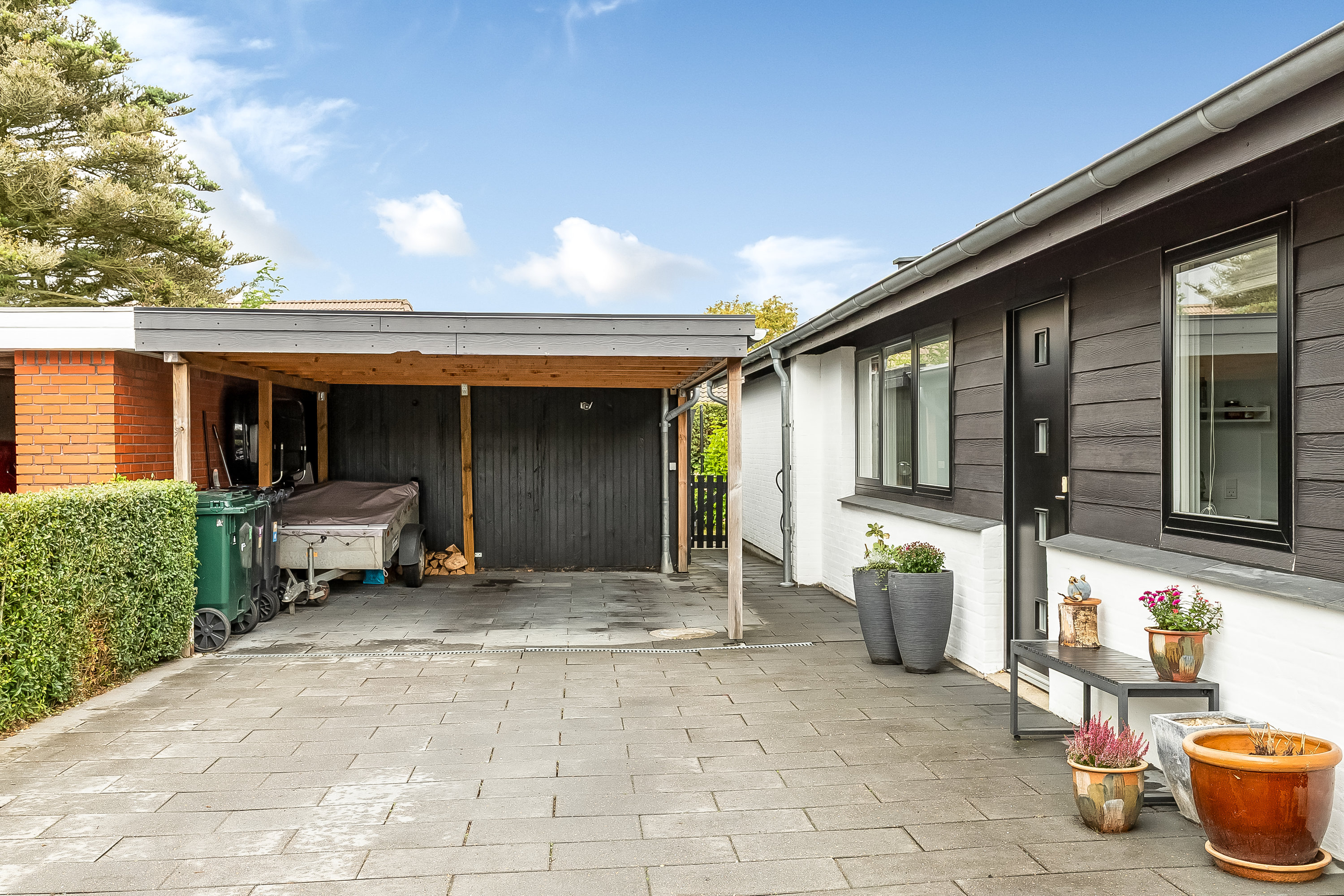 Fremhævet carport billede i fuldskærmstilstand. Billede af Friggasvej 21, 6000 Kolding