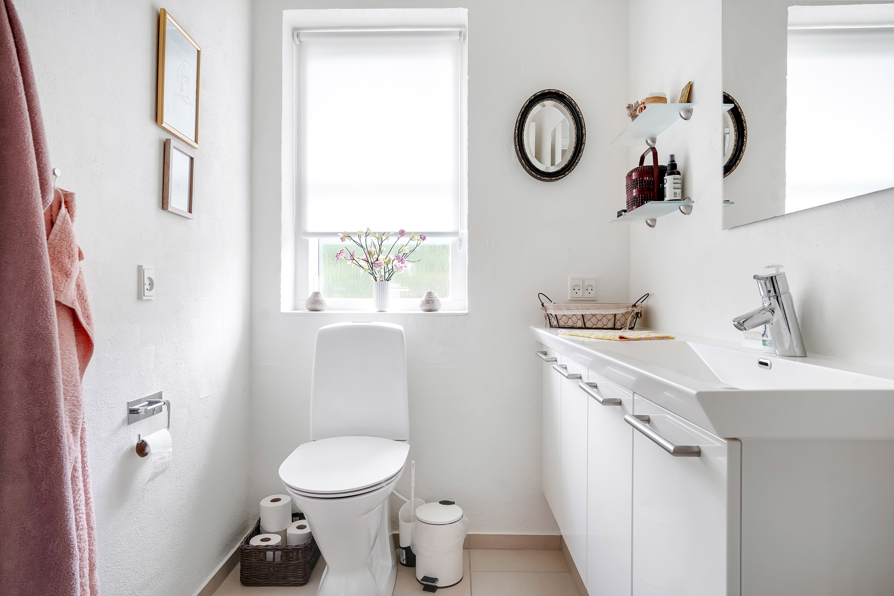 Fremhævet toilet billede i fuldskærmstilstand. Billede af Kabbelejen 7, Fraugde, 5220 Odense SØ