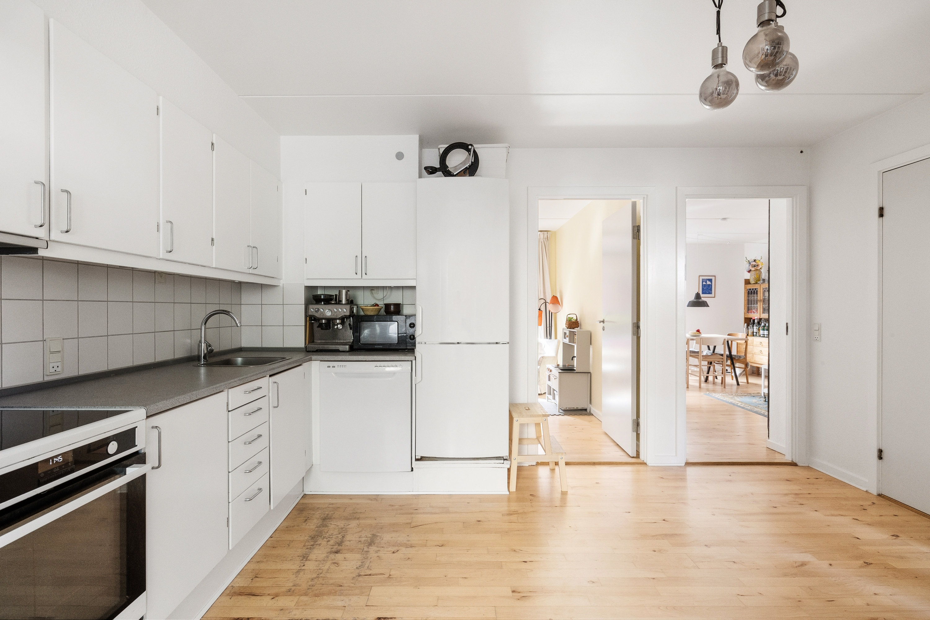 Fremhævet køkken billede i fuldskærmstilstand. Billede af Møllegade 7B, st. th., 8000 Aarhus C