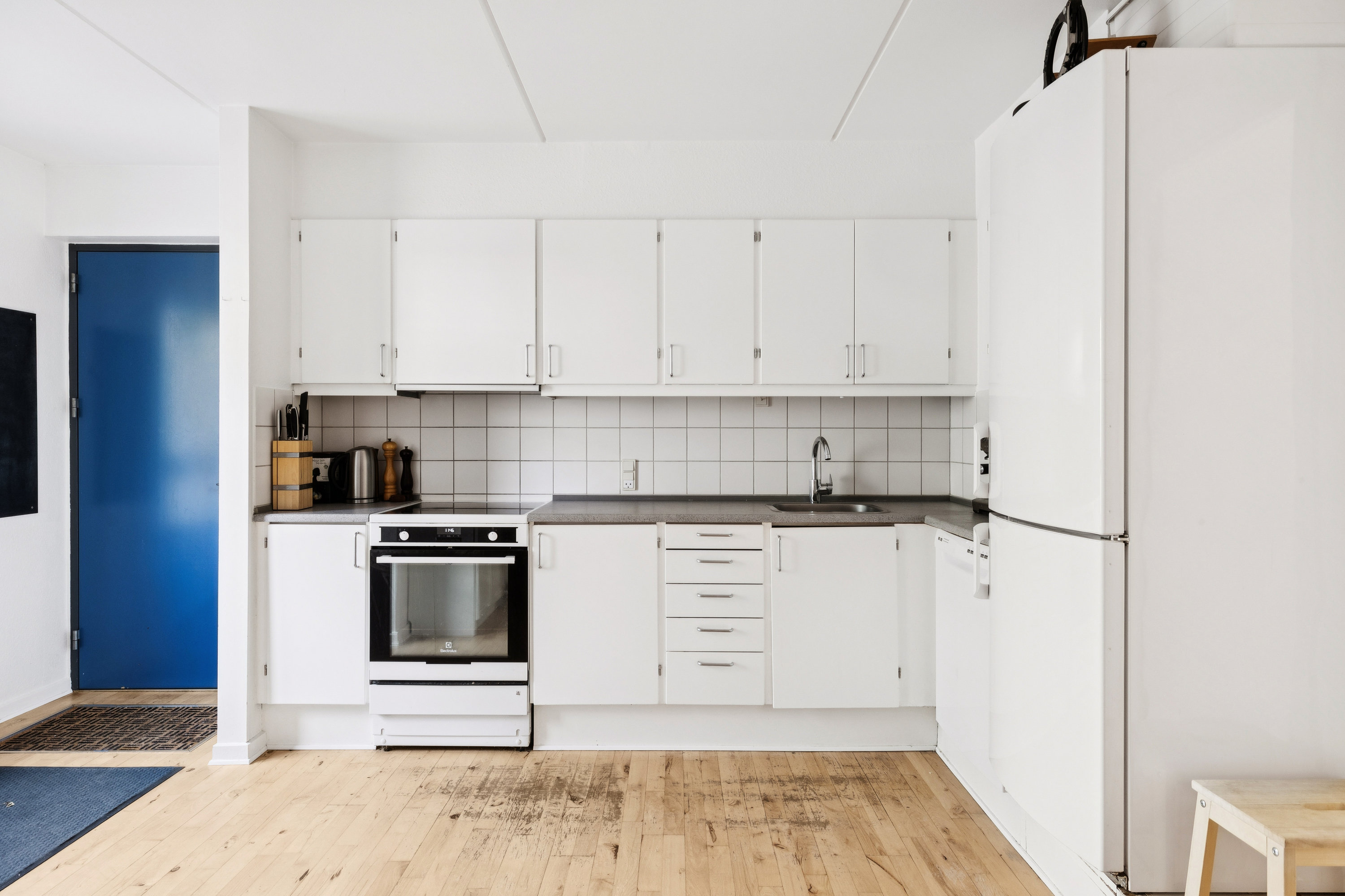 Fremhævet køkken billede i fuldskærmstilstand. Billede af Møllegade 7B, st. th., 8000 Aarhus C