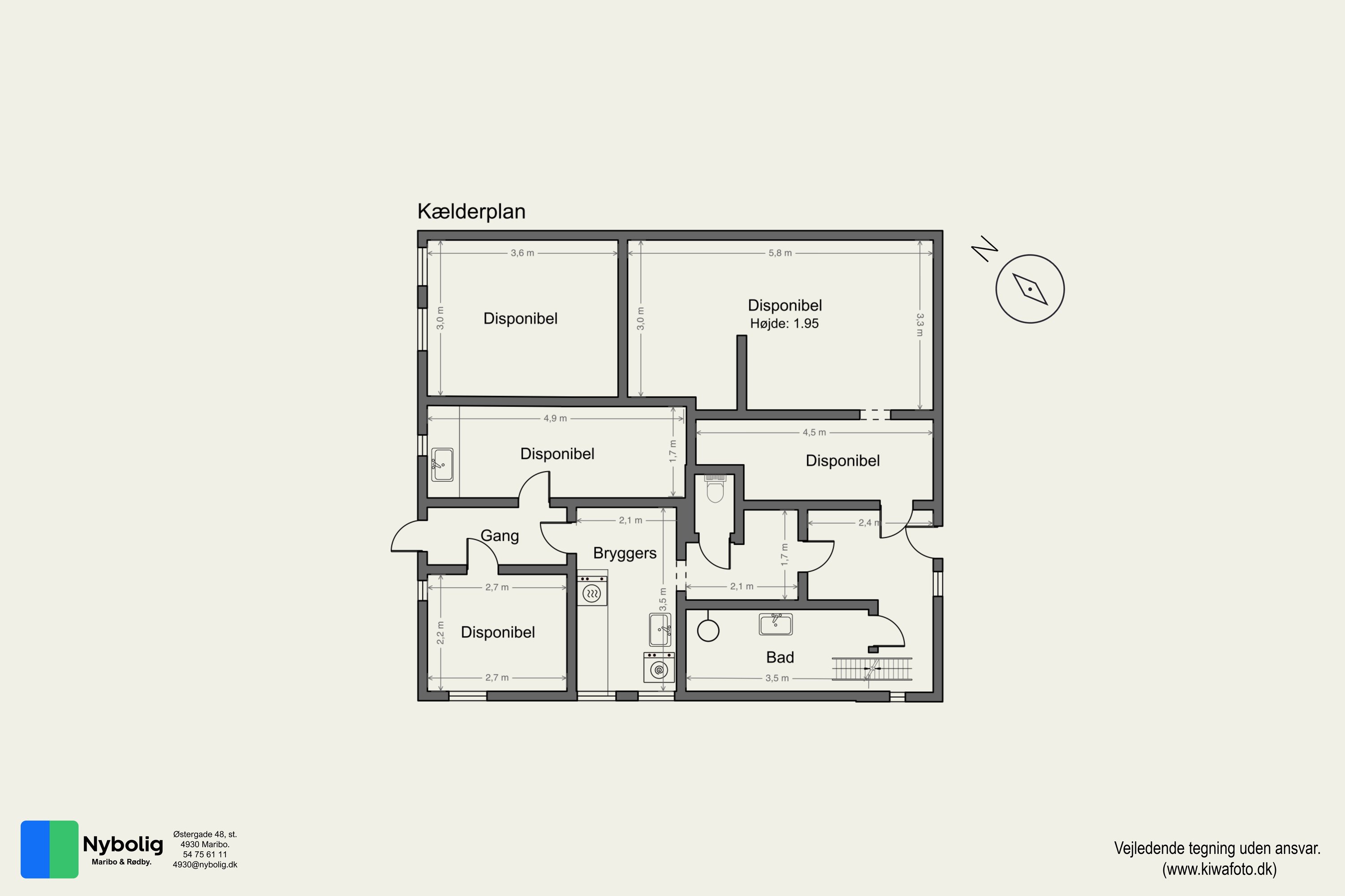 Plantegninger billede af Nørregade 15, 4930 Maribo