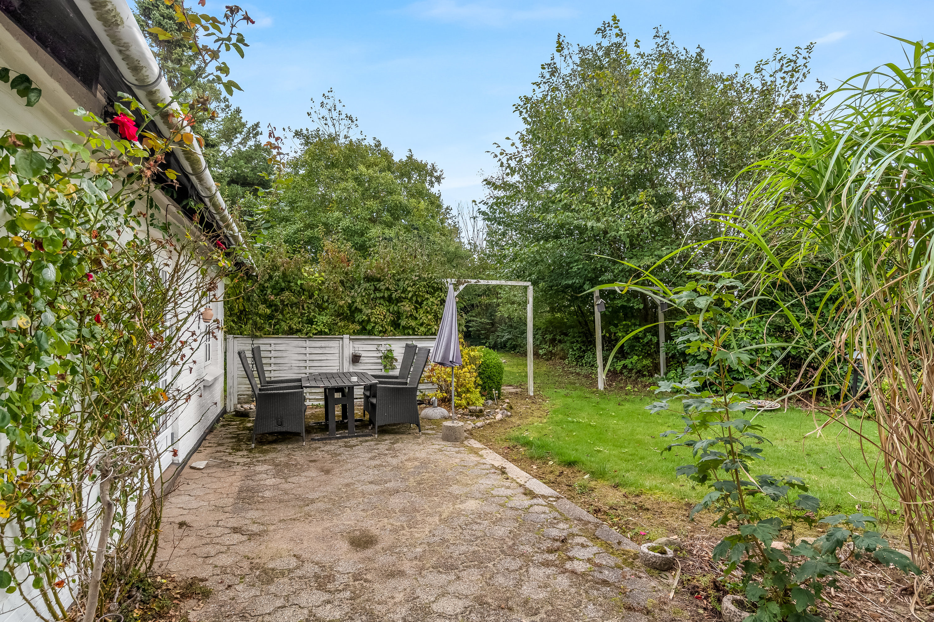 Fremhævet terrasse billede i fuldskærmstilstand. Billede af Hodsagervej 6, Mejrup, 7500 Holstebro