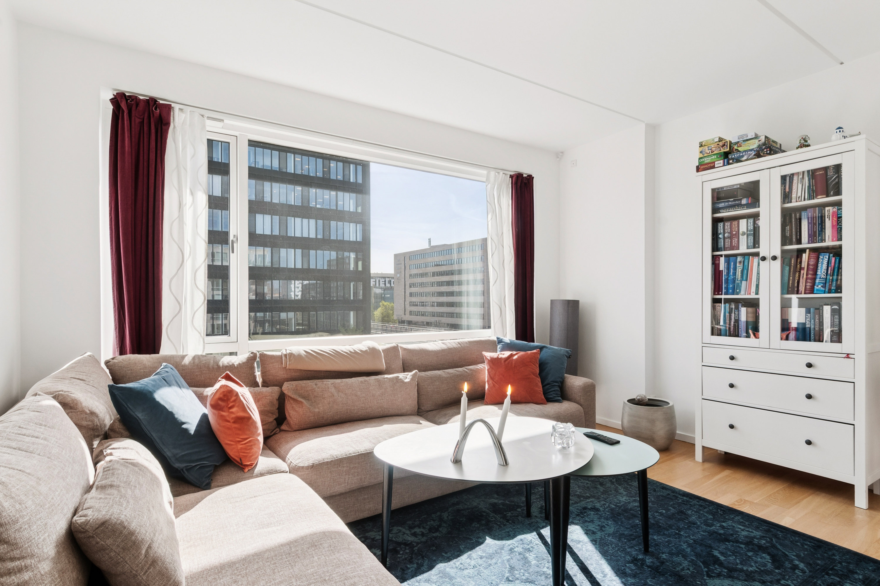 Fremhævet stue billede i fuldskærmstilstand. Billede af Ørestads Boulevard 63B, 4. th., 2300 København S