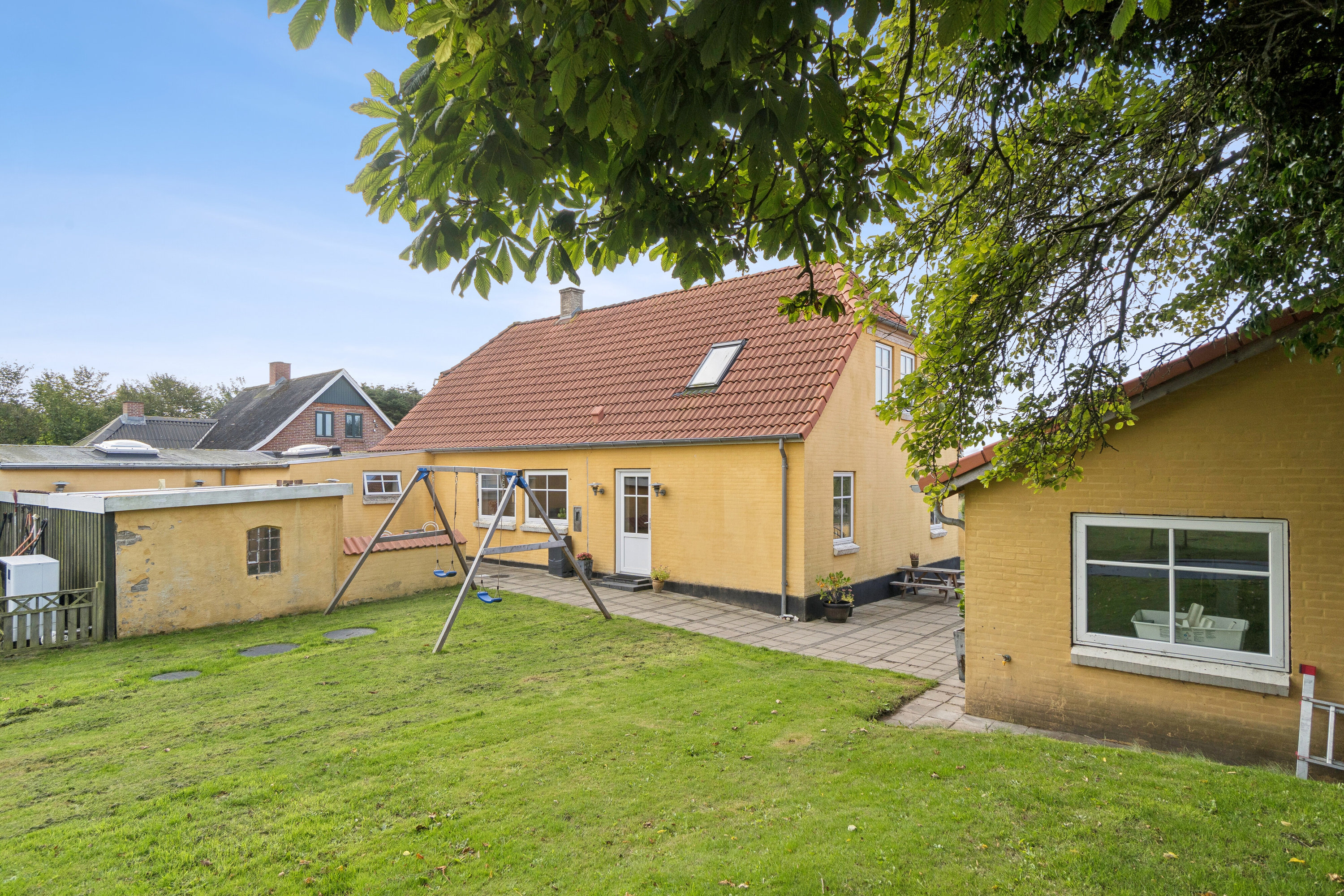 Fremhævet set fra haven billede i fuldskærmstilstand. Billede af Trapsandevej 72, Vang, 7700 Thisted