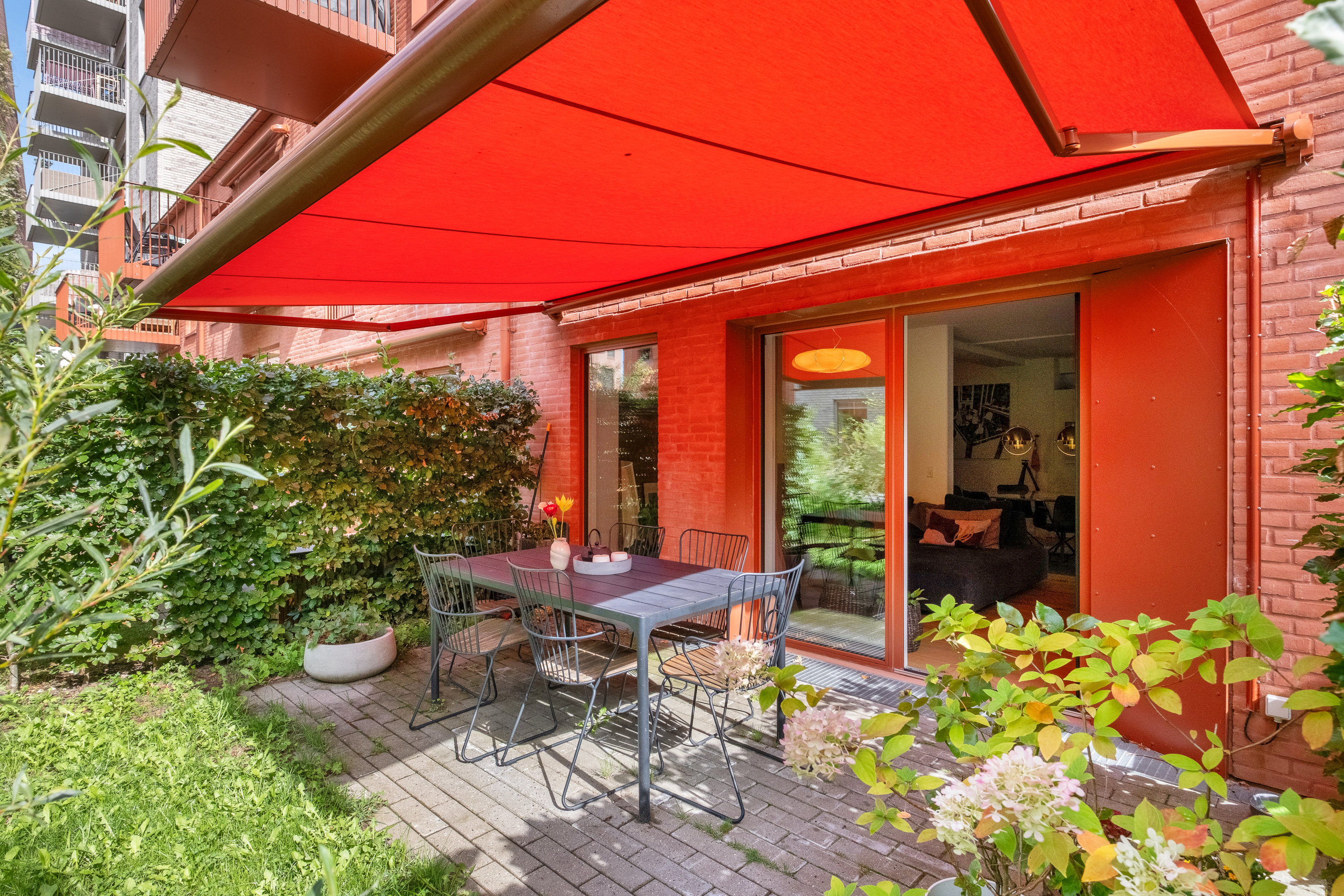 Fremhævet terrasse billede i fuldskærmstilstand. Billede af Æbeløgade 23, 8000 Aarhus C
