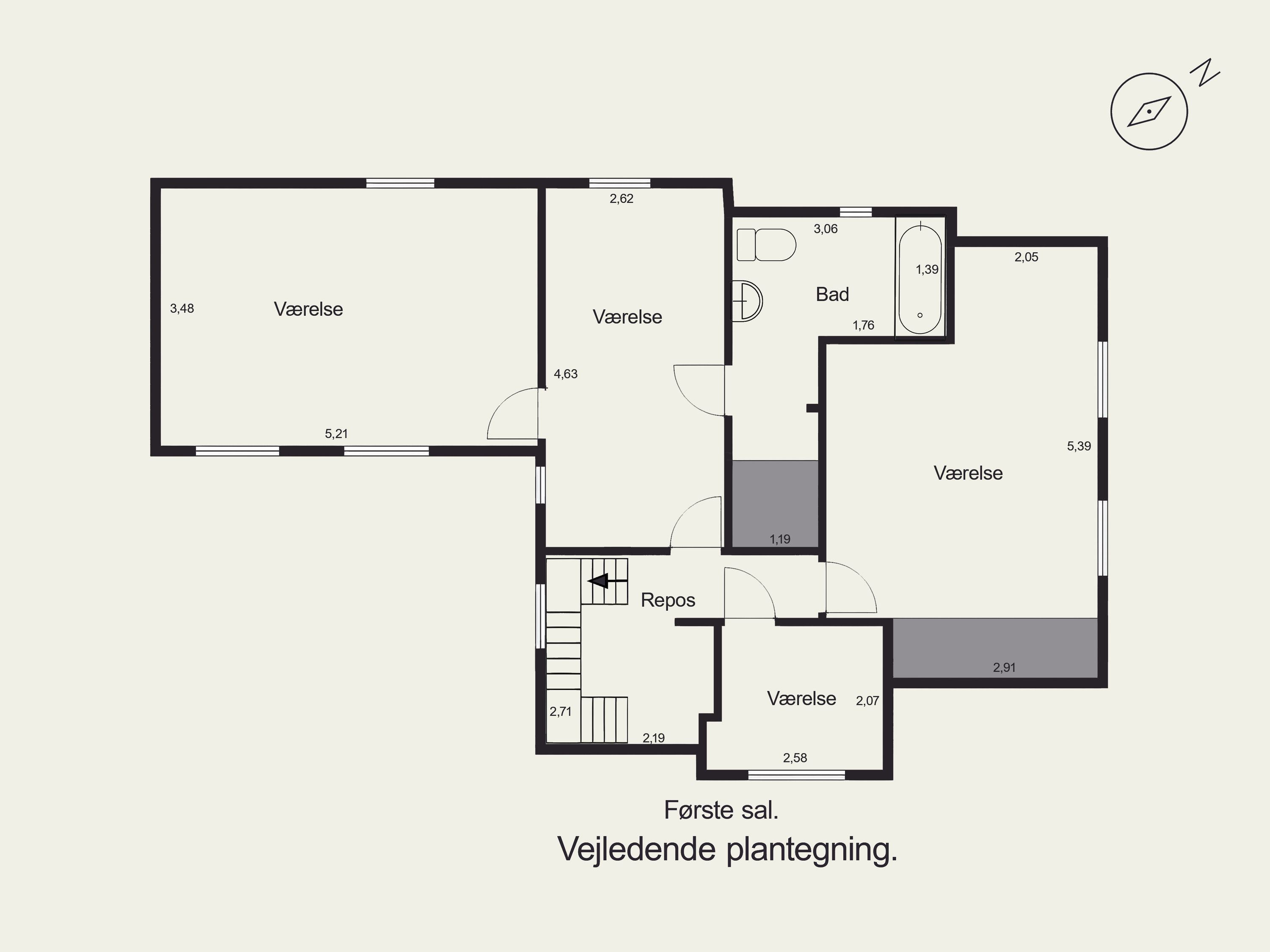 Plantegninger billede af Kildevej 2B, 5683 Haarby