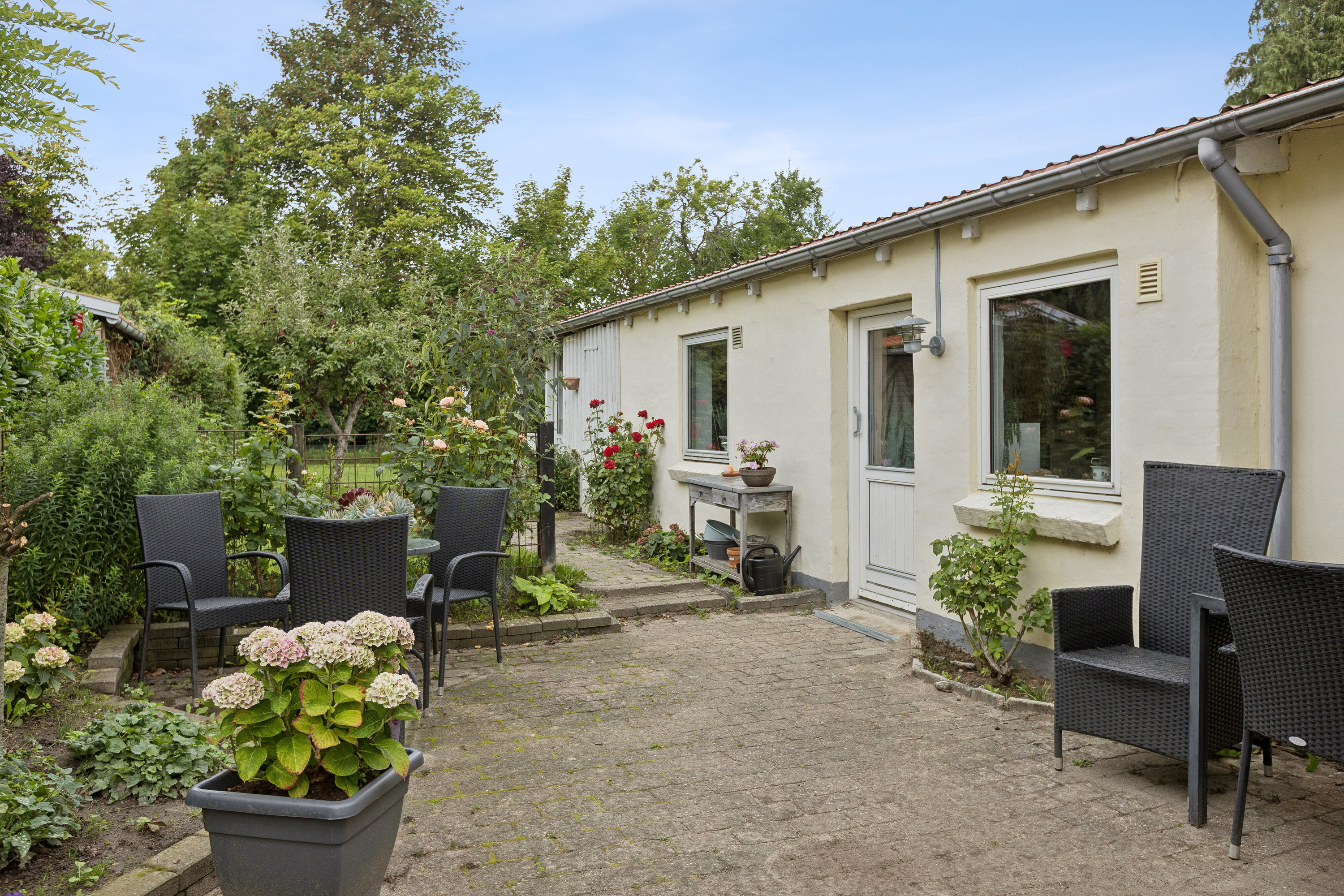 Fremhævet terrasse billede i fuldskærmstilstand. Billede af Nygade 64, 4690 Haslev