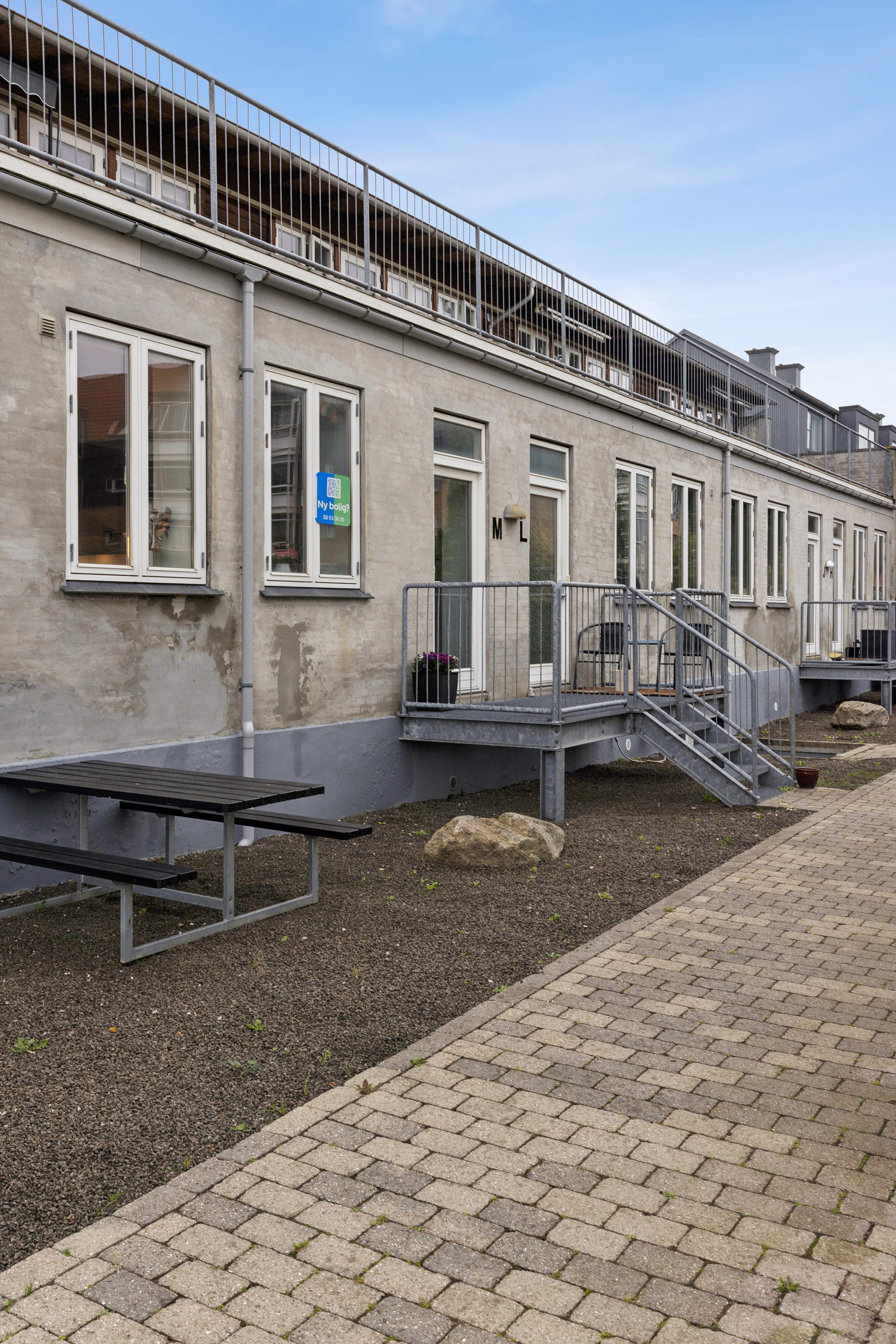 Fremhævet udendørs billede i fuldskærmstilstand. Billede af Ndr.Stationsvej 14M, 4200 Slagelse