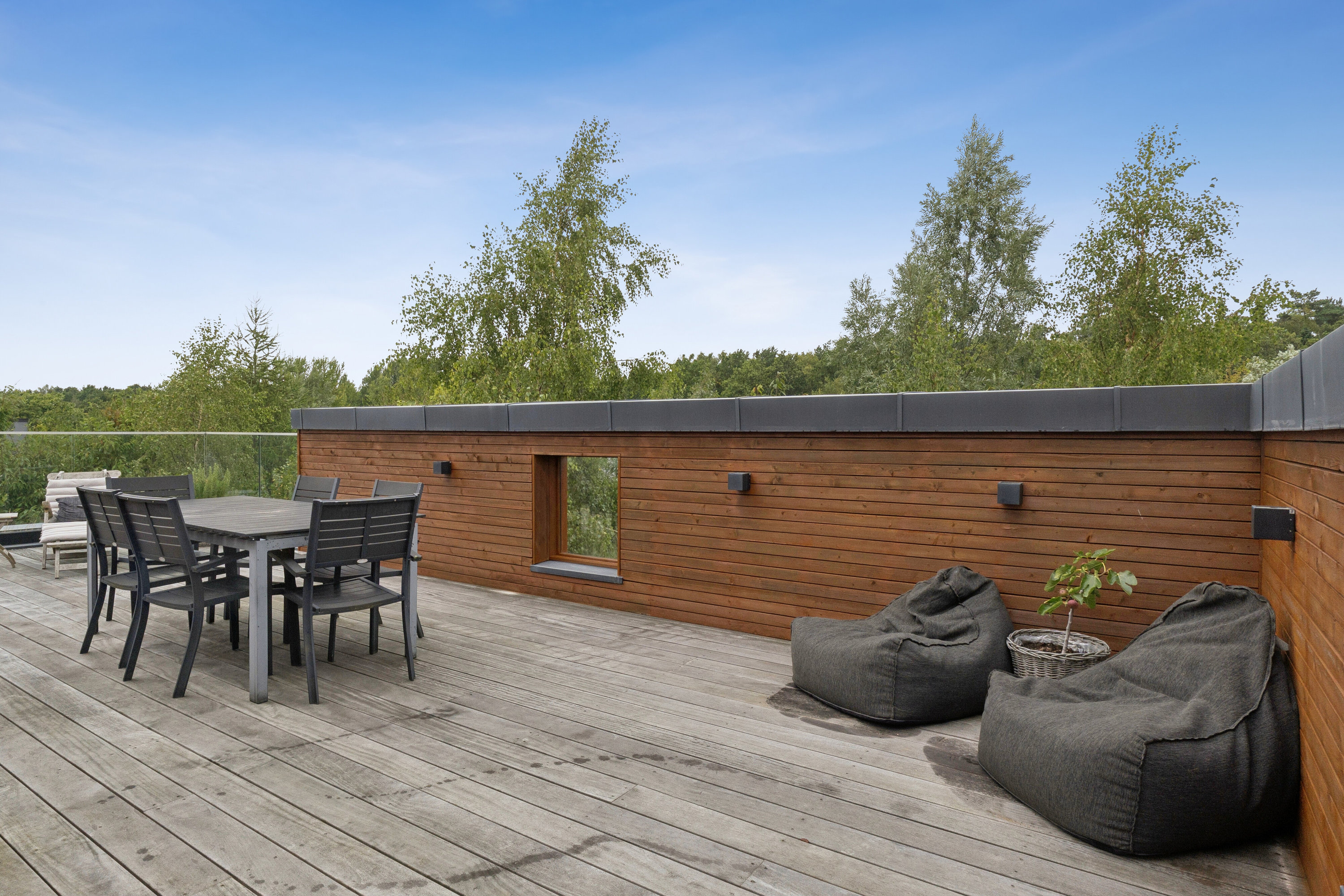Fremhævet terrasse billede i fuldskærmstilstand. Billede af Stisager 104A, 2600 Glostrup