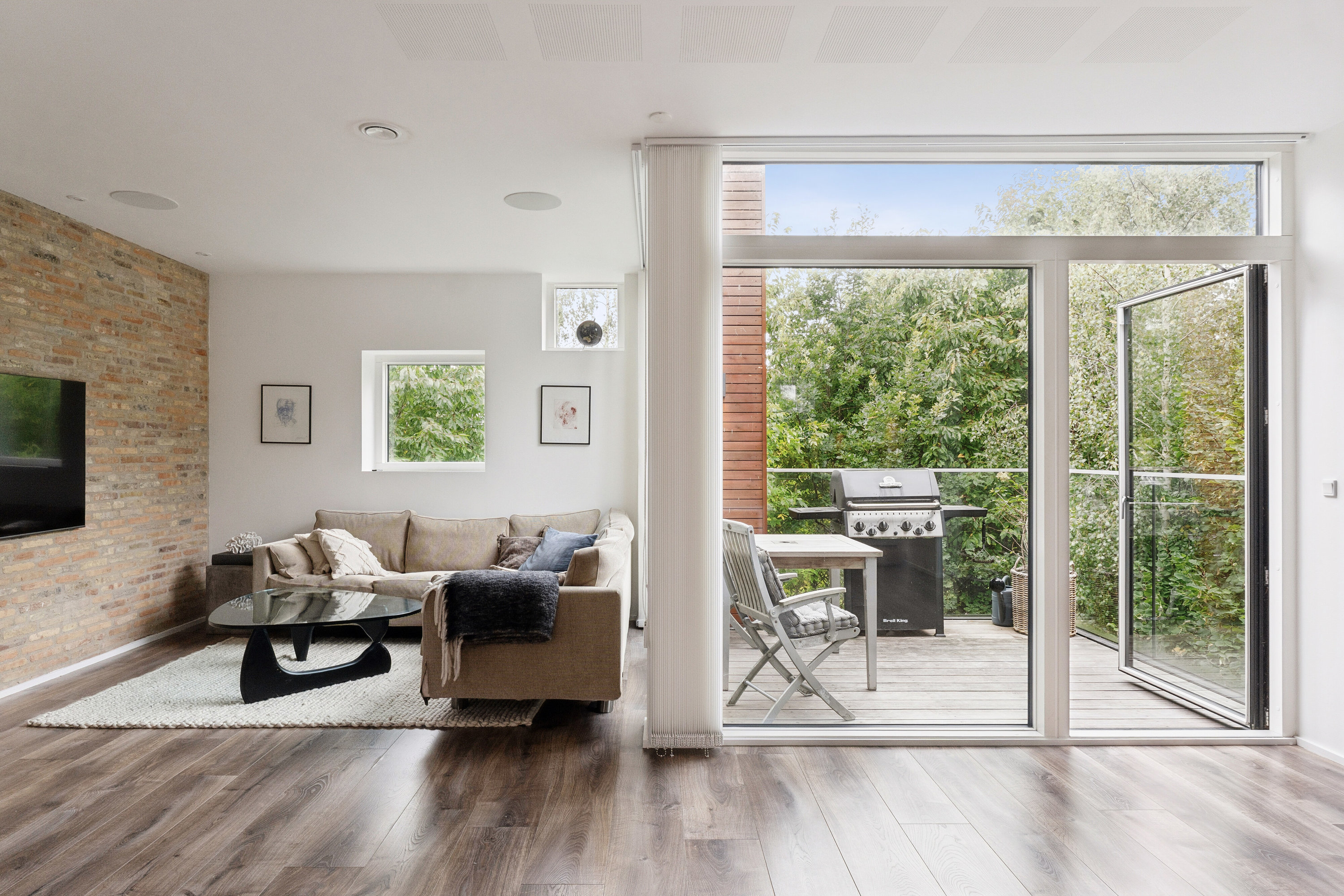 Fremhævet stue billede i fuldskærmstilstand. Billede af Stisager 104A, 2600 Glostrup