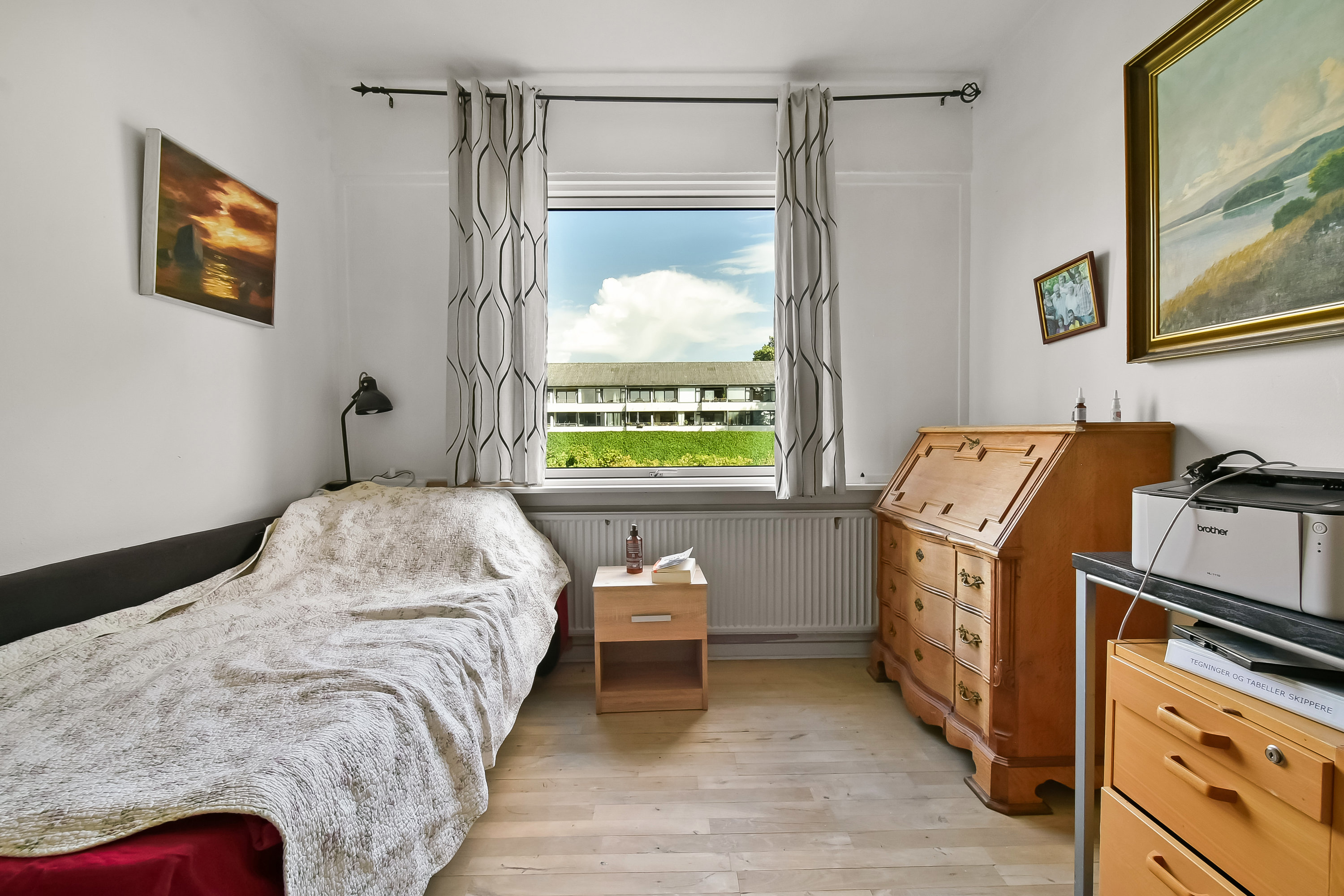 Fremhævet soveværelse billede i fuldskærmstilstand. Billede af Spøttrupvej 44, st. th., Tjørring, 7400 Herning