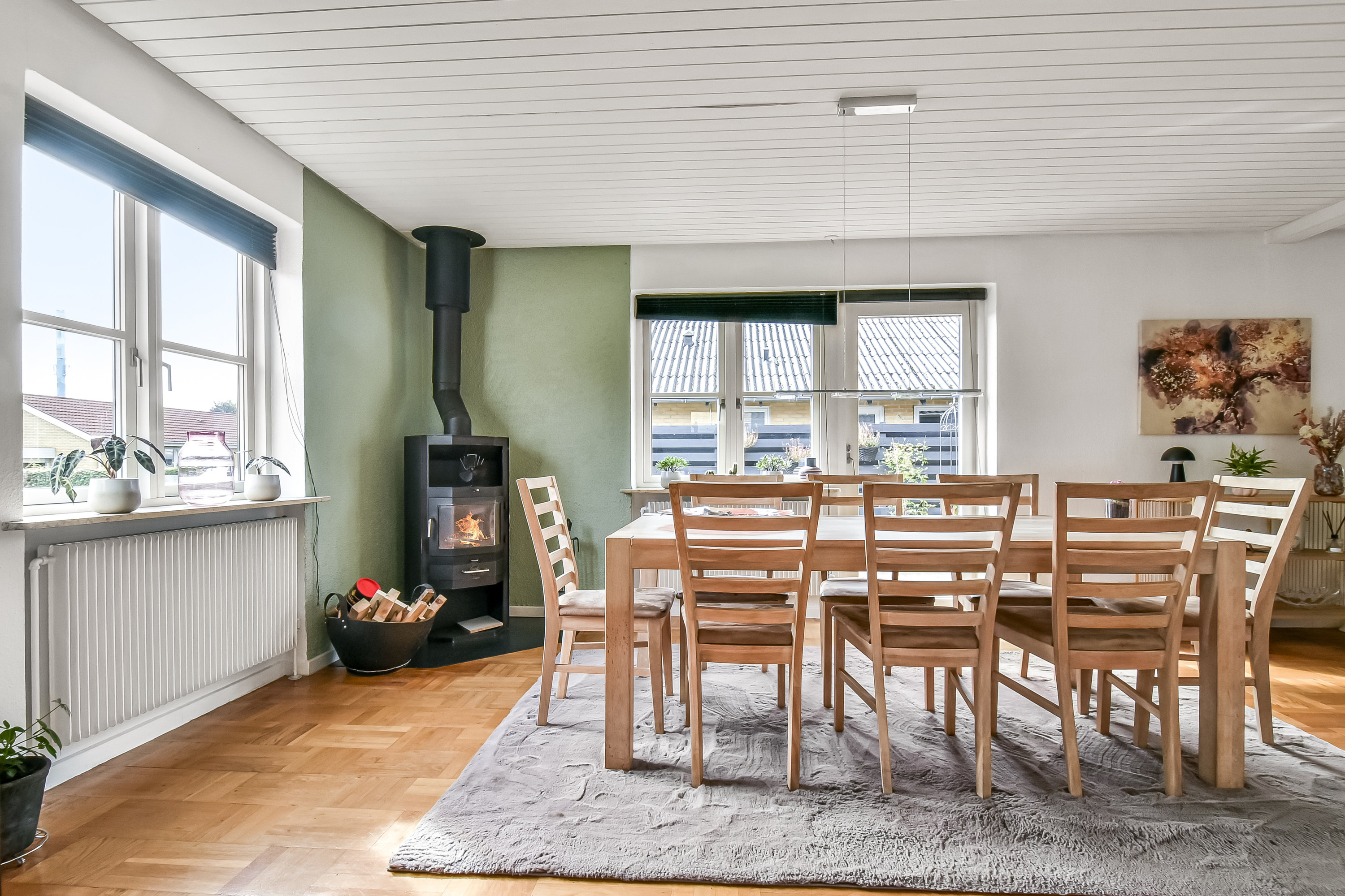 Fremhævet stue billede i fuldskærmstilstand. Billede af Rughaven 19, Snejbjerg, 7400 Herning