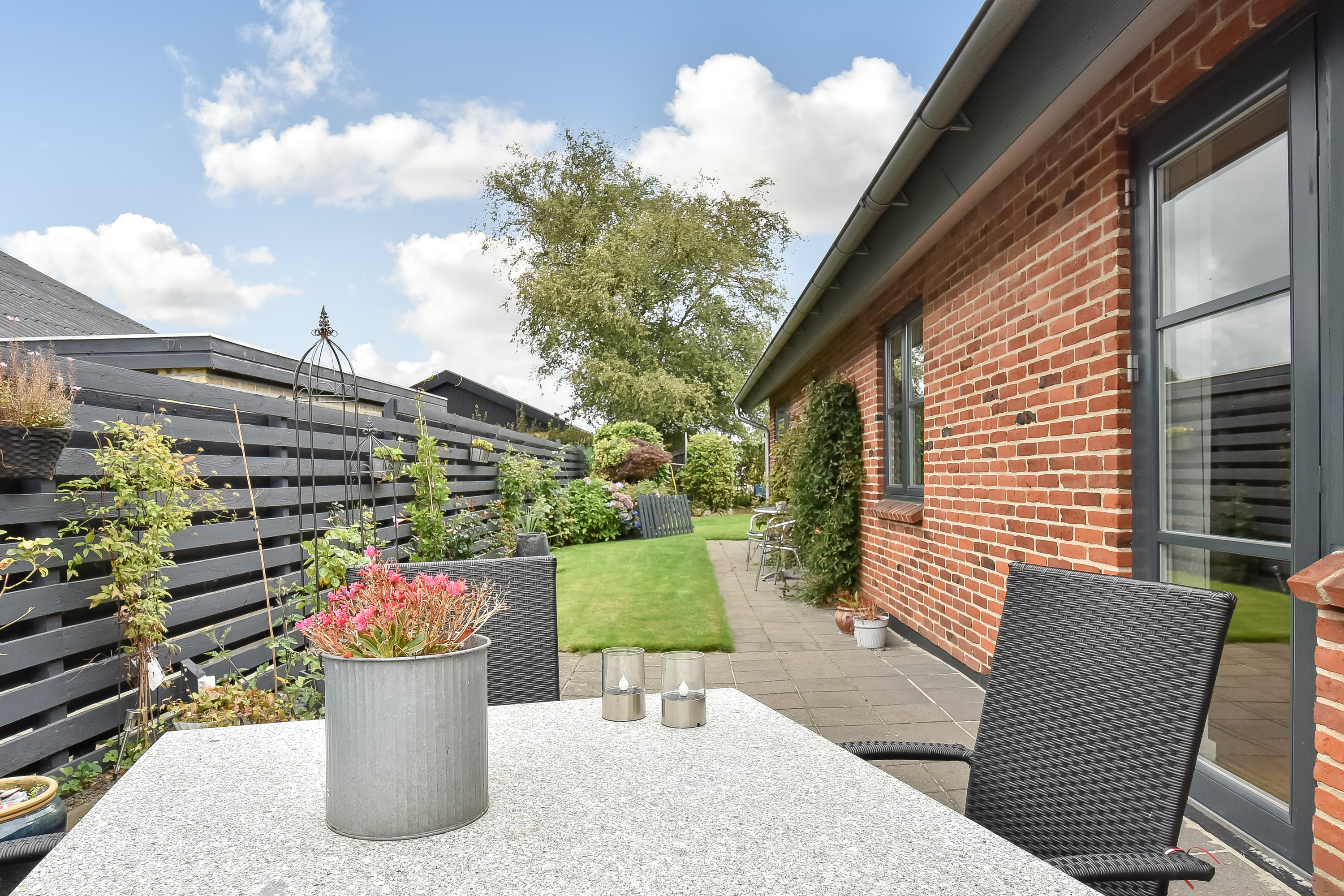 Fremhævet terrasse billede i fuldskærmstilstand. Billede af Rughaven 19, Snejbjerg, 7400 Herning